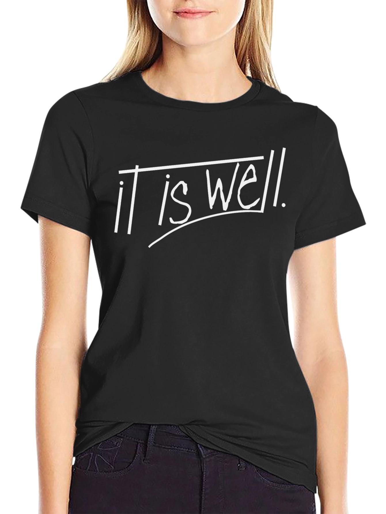 It is Well T-Shirt - Classic Black Tee