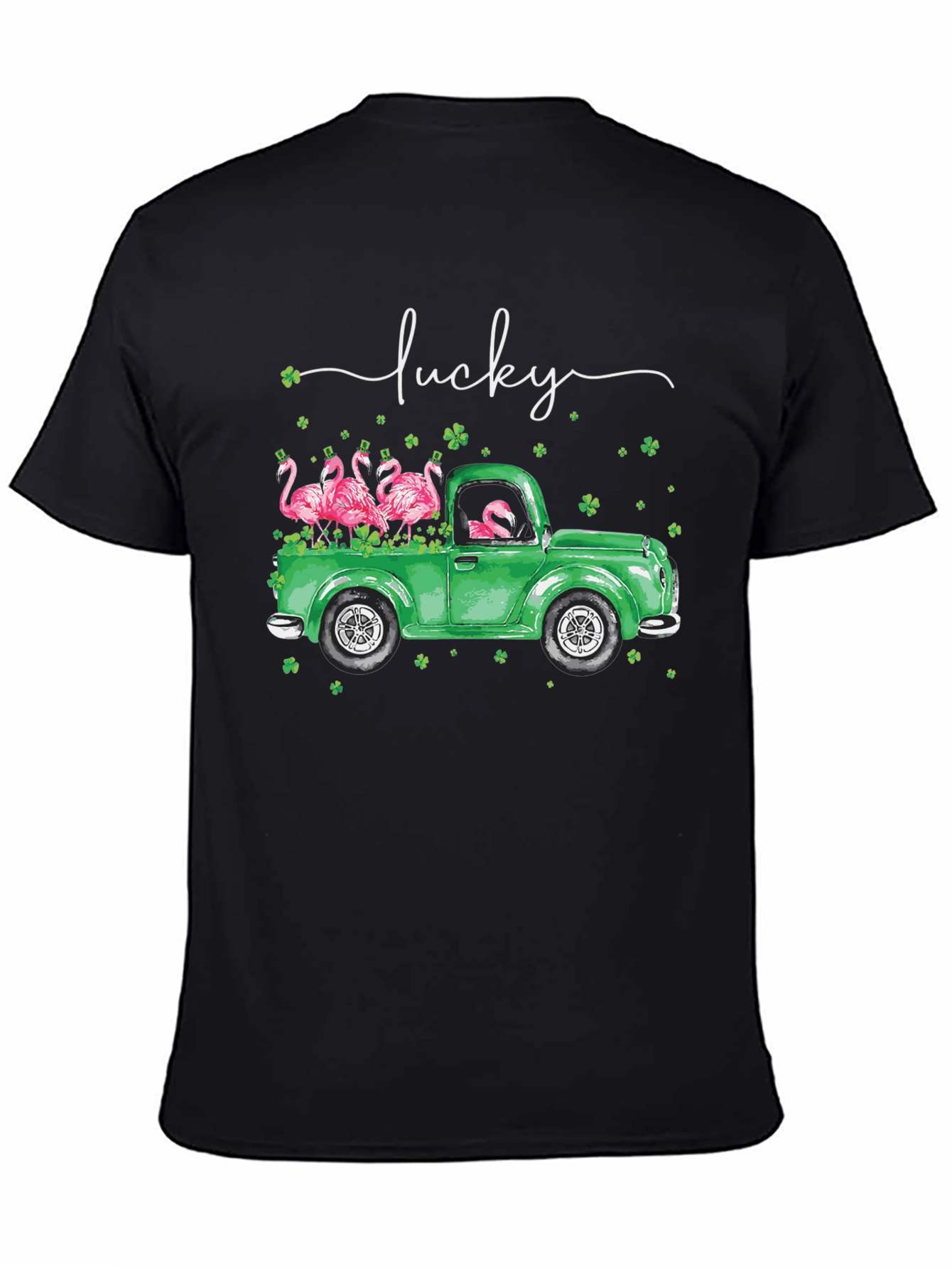 Lucky Flamingo Truck Graphic Tee