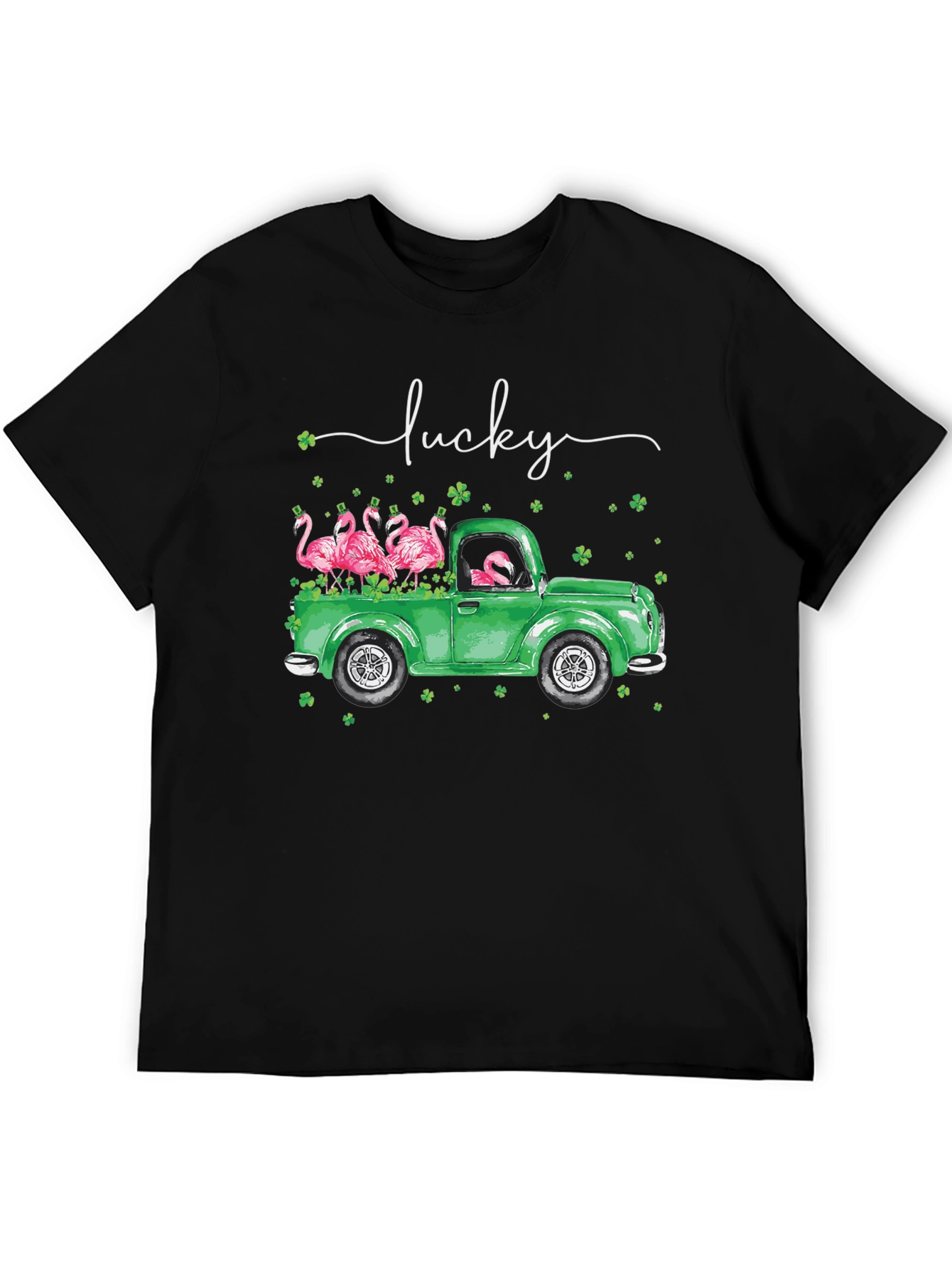 Lucky Flamingo Truck Graphic Tee