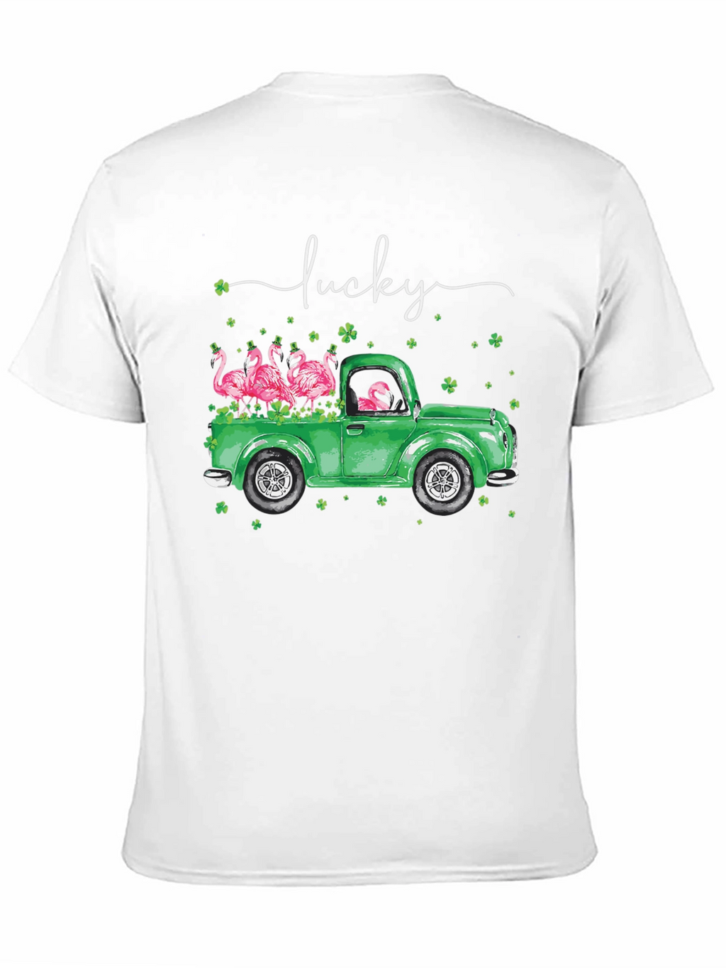 Lucky Flamingo Truck Graphic Tee