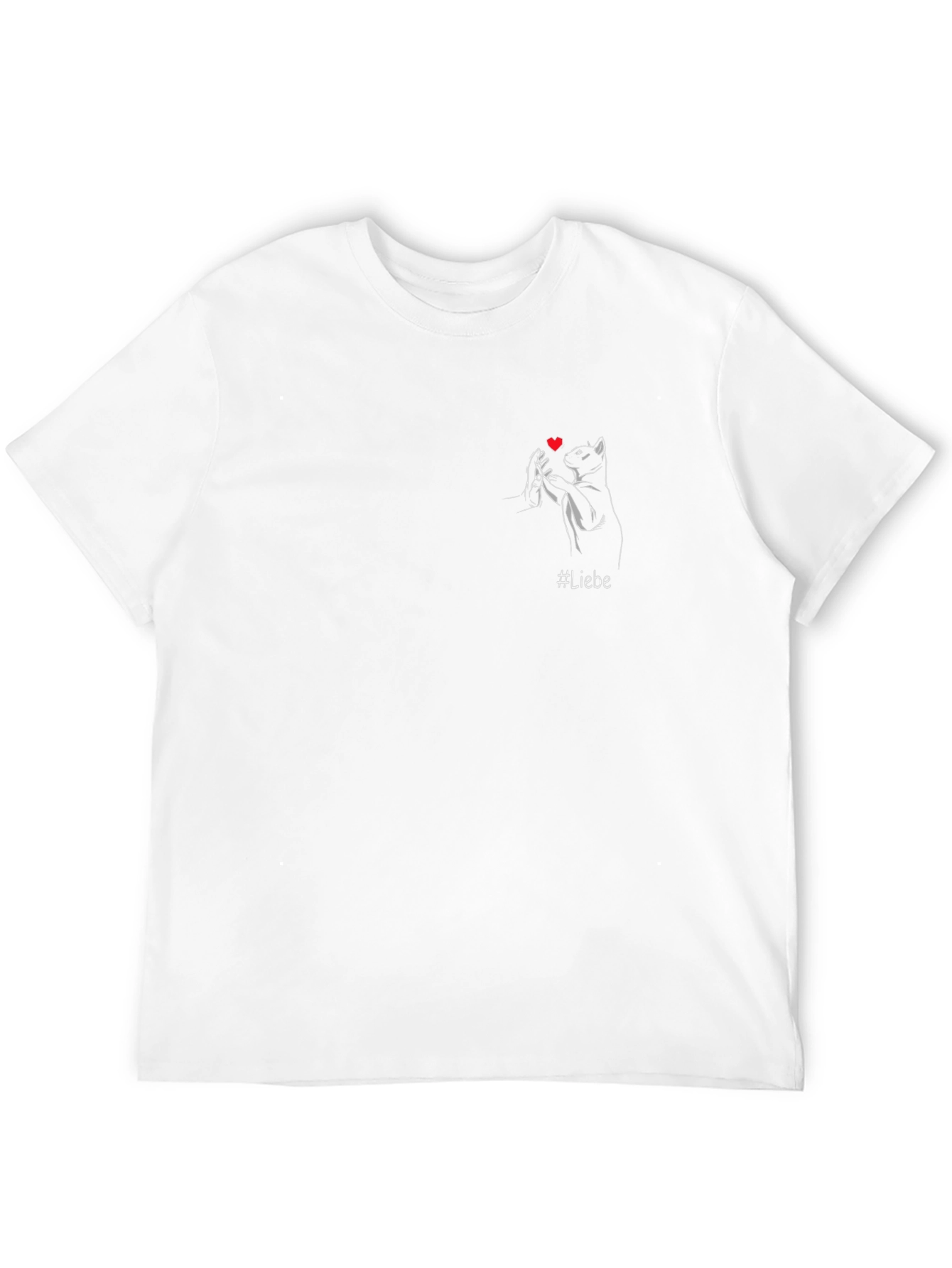 Liebe Cat Heart T-Shirt