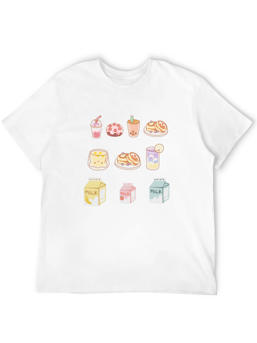 Kawaii Desserts Graphic T-Shirt
