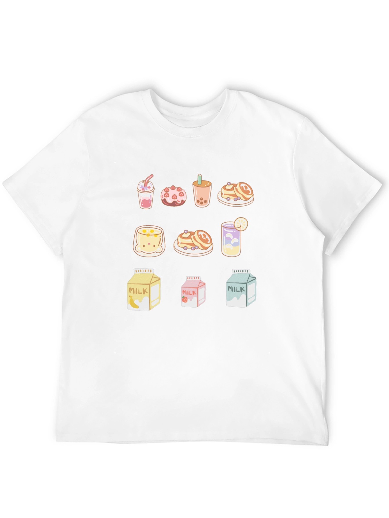 Kawaii Desserts Graphic T-Shirt
