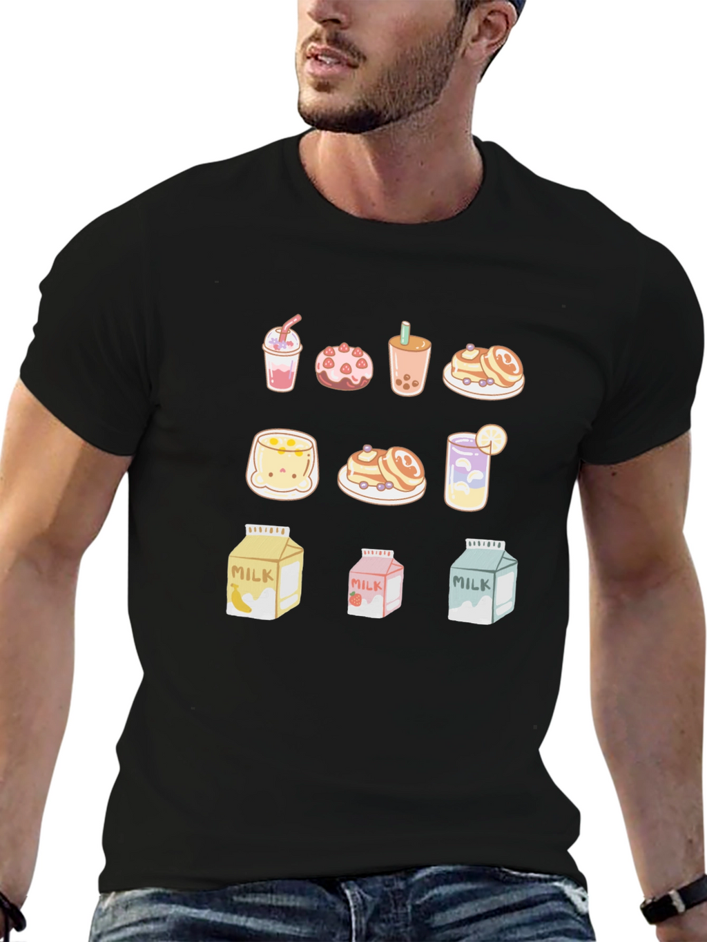 Kawaii Desserts Graphic T-Shirt