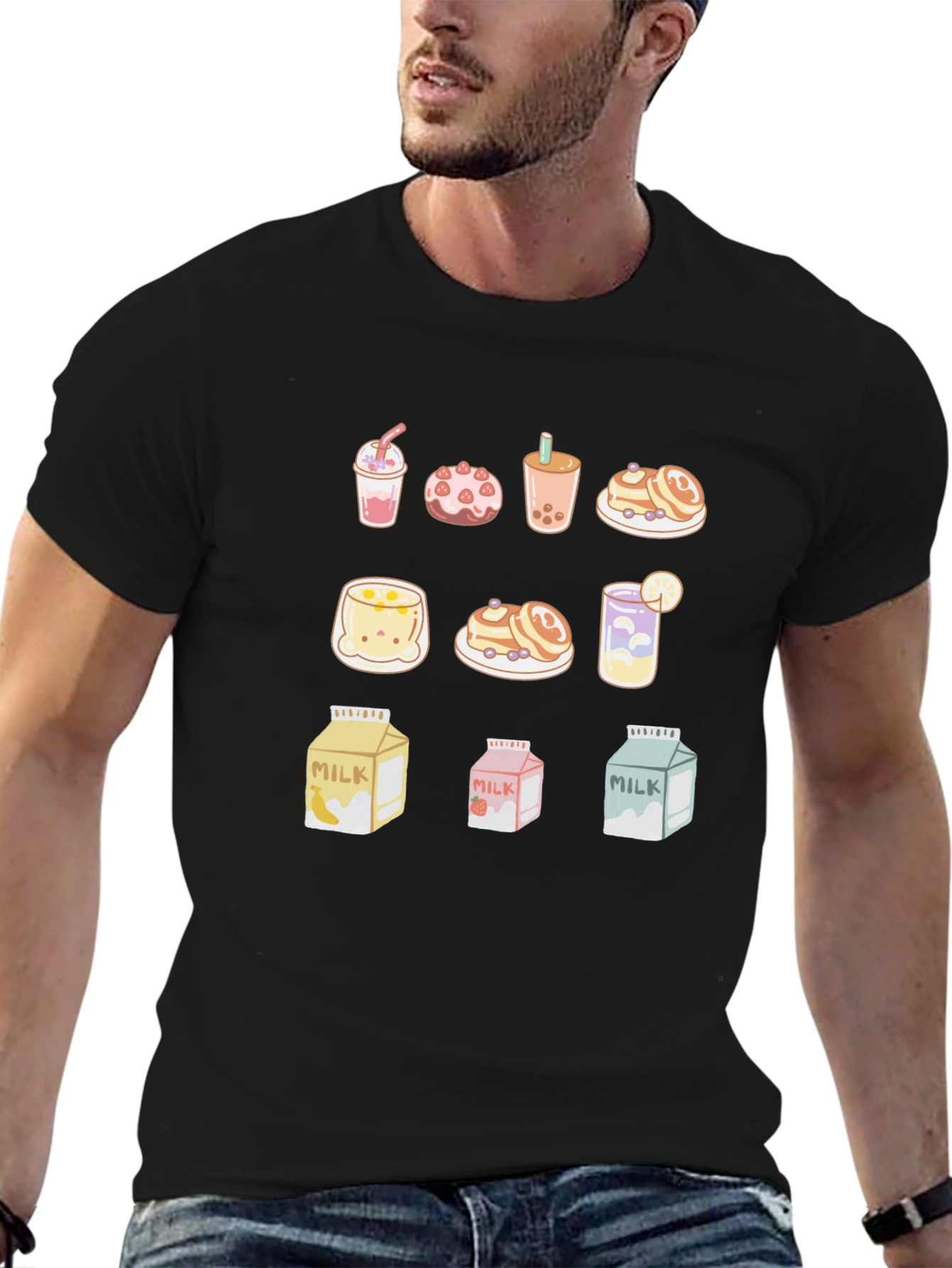 Kawaii Desserts Graphic T-Shirt