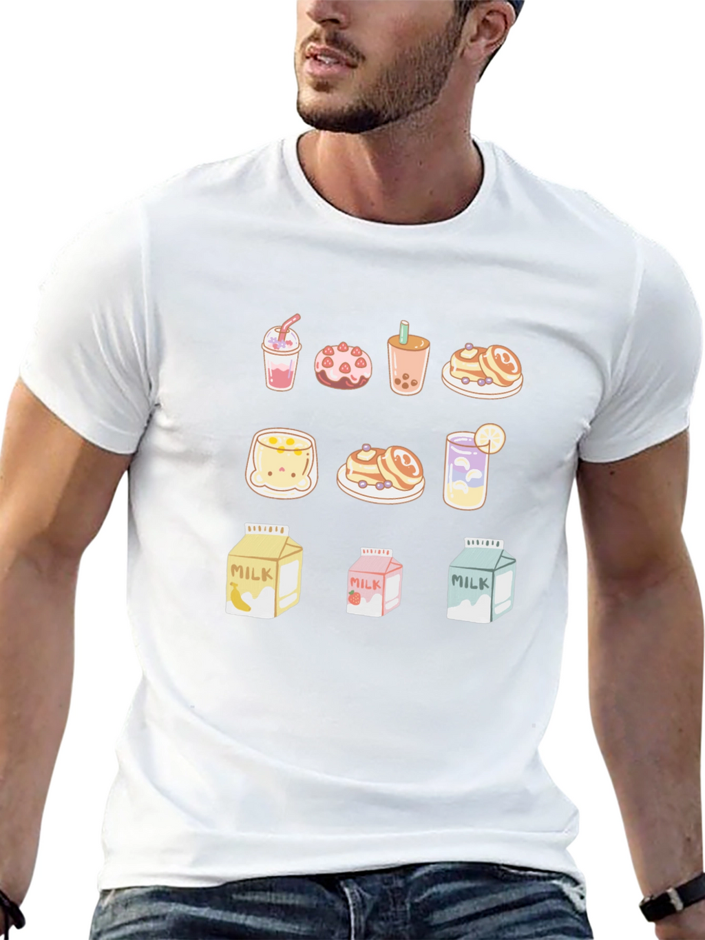 Kawaii Desserts Graphic T-Shirt