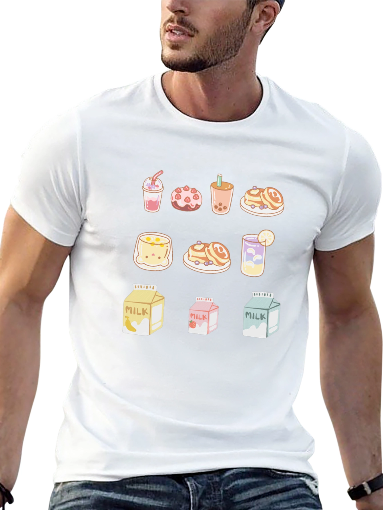 Kawaii Desserts Graphic T-Shirt