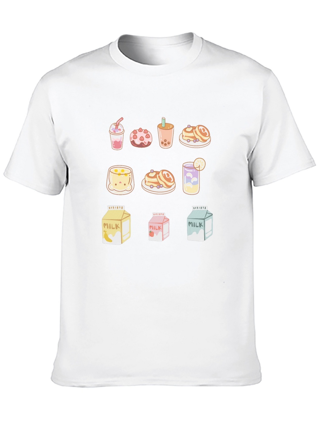 Kawaii Desserts Graphic T-Shirt