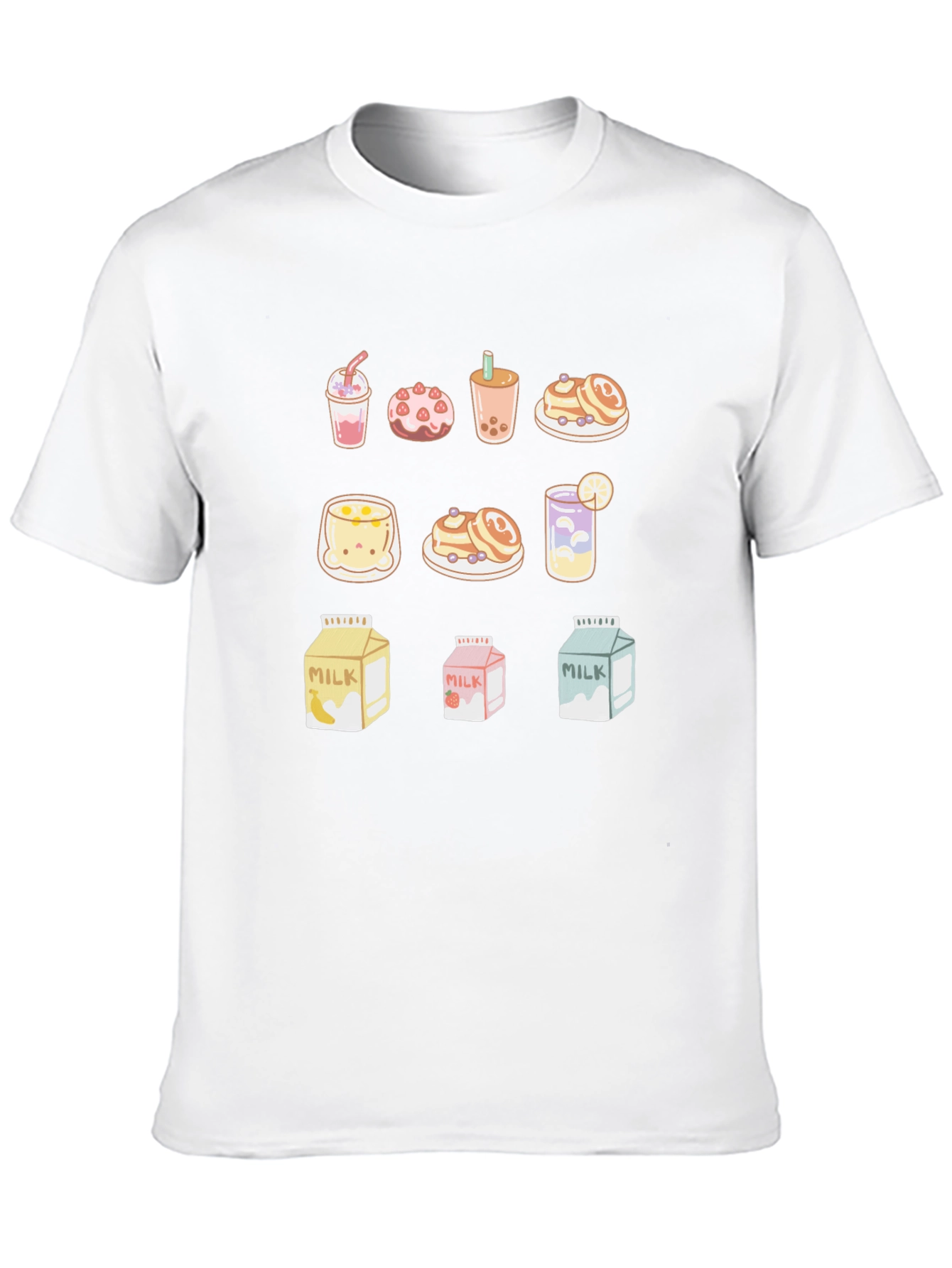 Kawaii Desserts Graphic T-Shirt