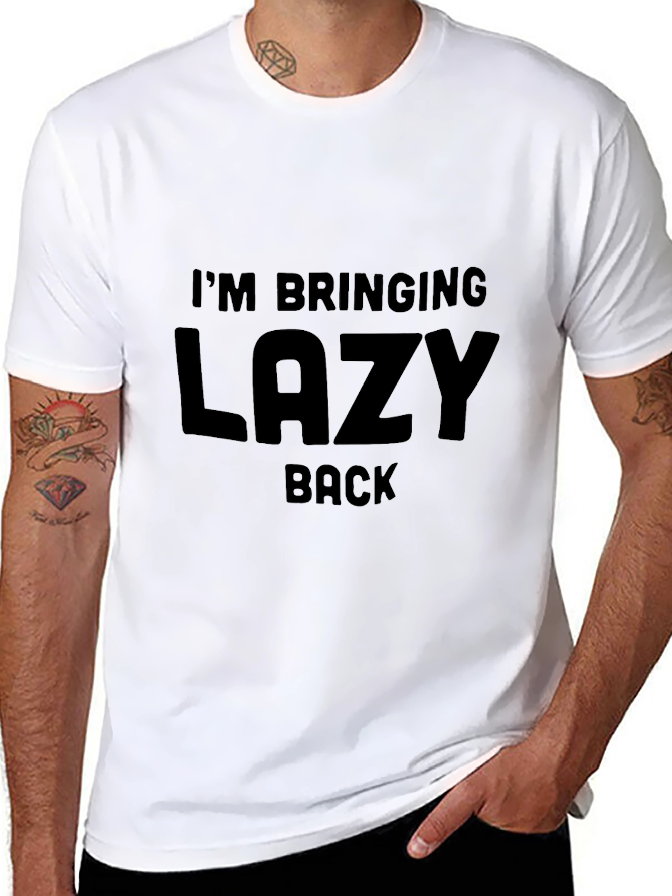 Im Bringing Lazy Back T-Shirt