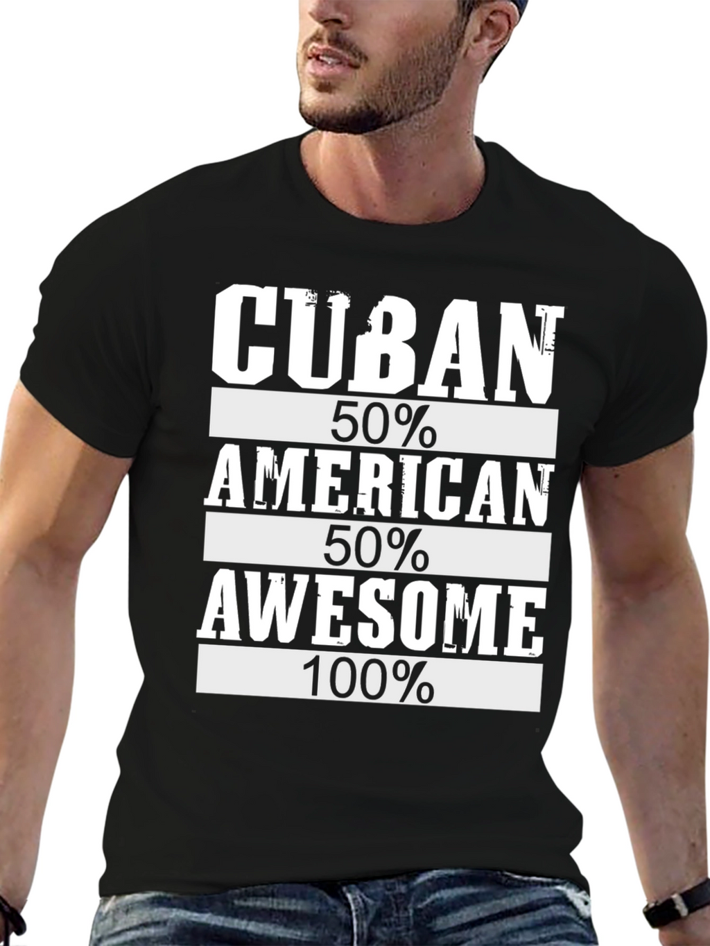 Cuban American Awesome Graphic T-Shirt