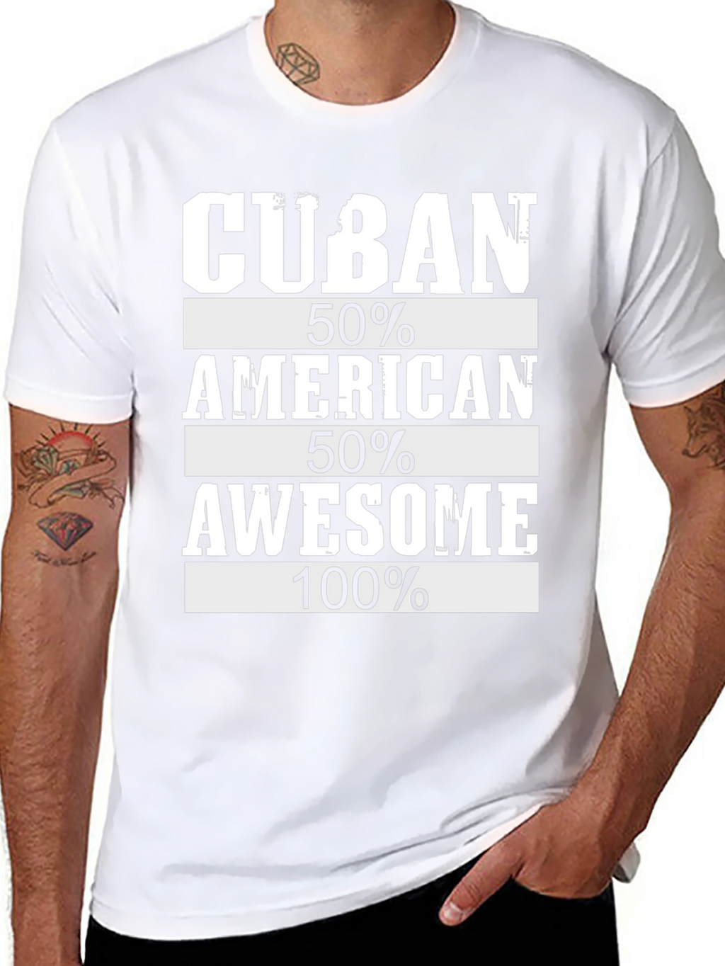 Cuban American Awesome Graphic T-Shirt