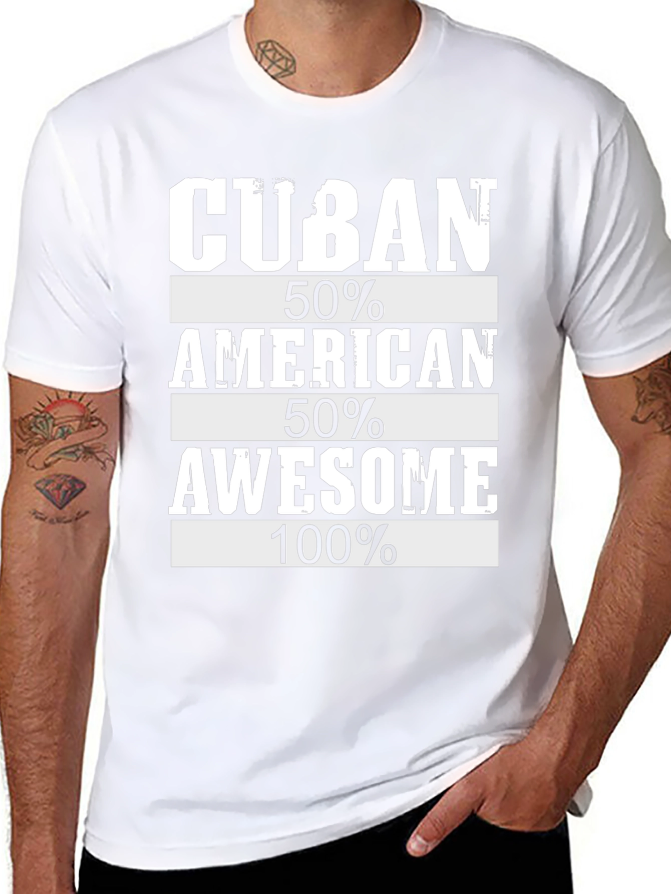 Cuban American Awesome Graphic T-Shirt