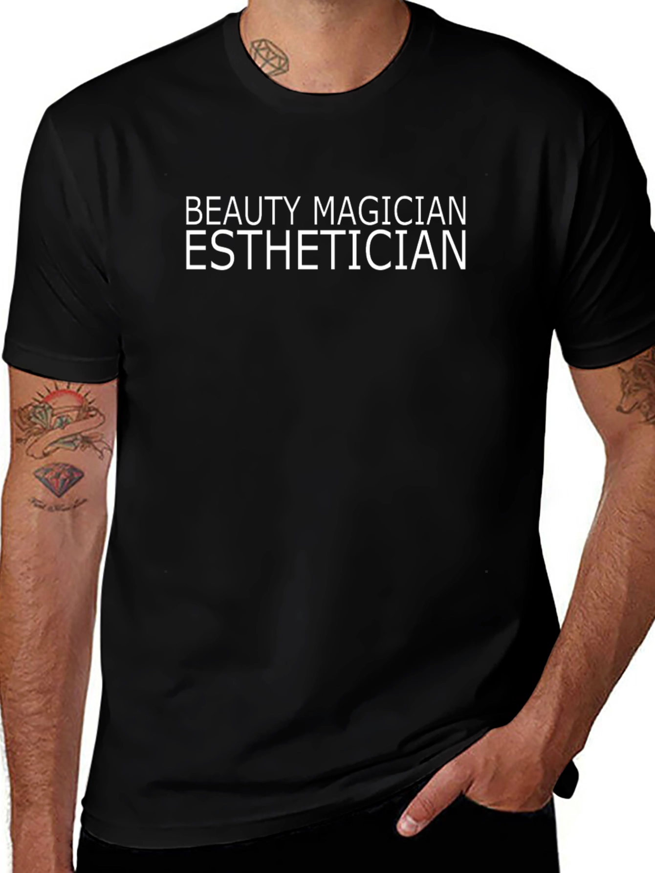 Beauty Magician Esthetician T-Shirt - Black Tee