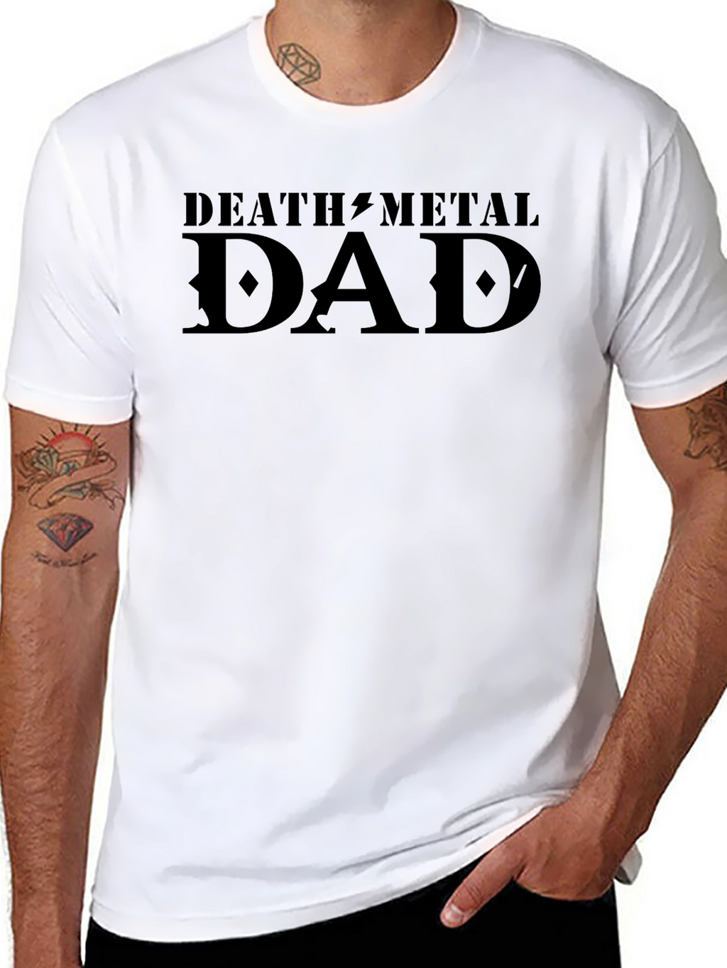 Death Metal Dad T-Shirt - Black
