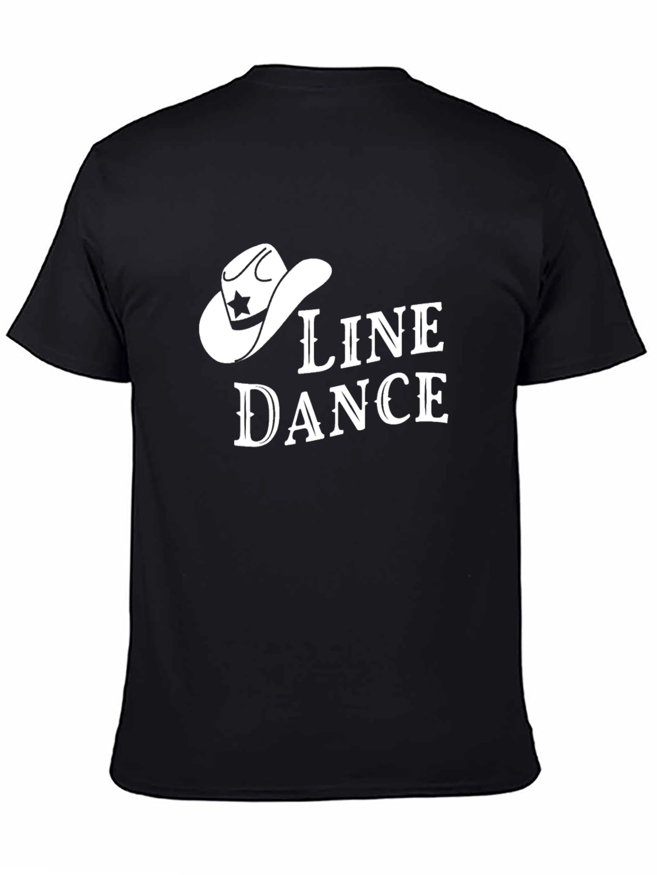 Line Dance Cowboy Hat Graphic Tee