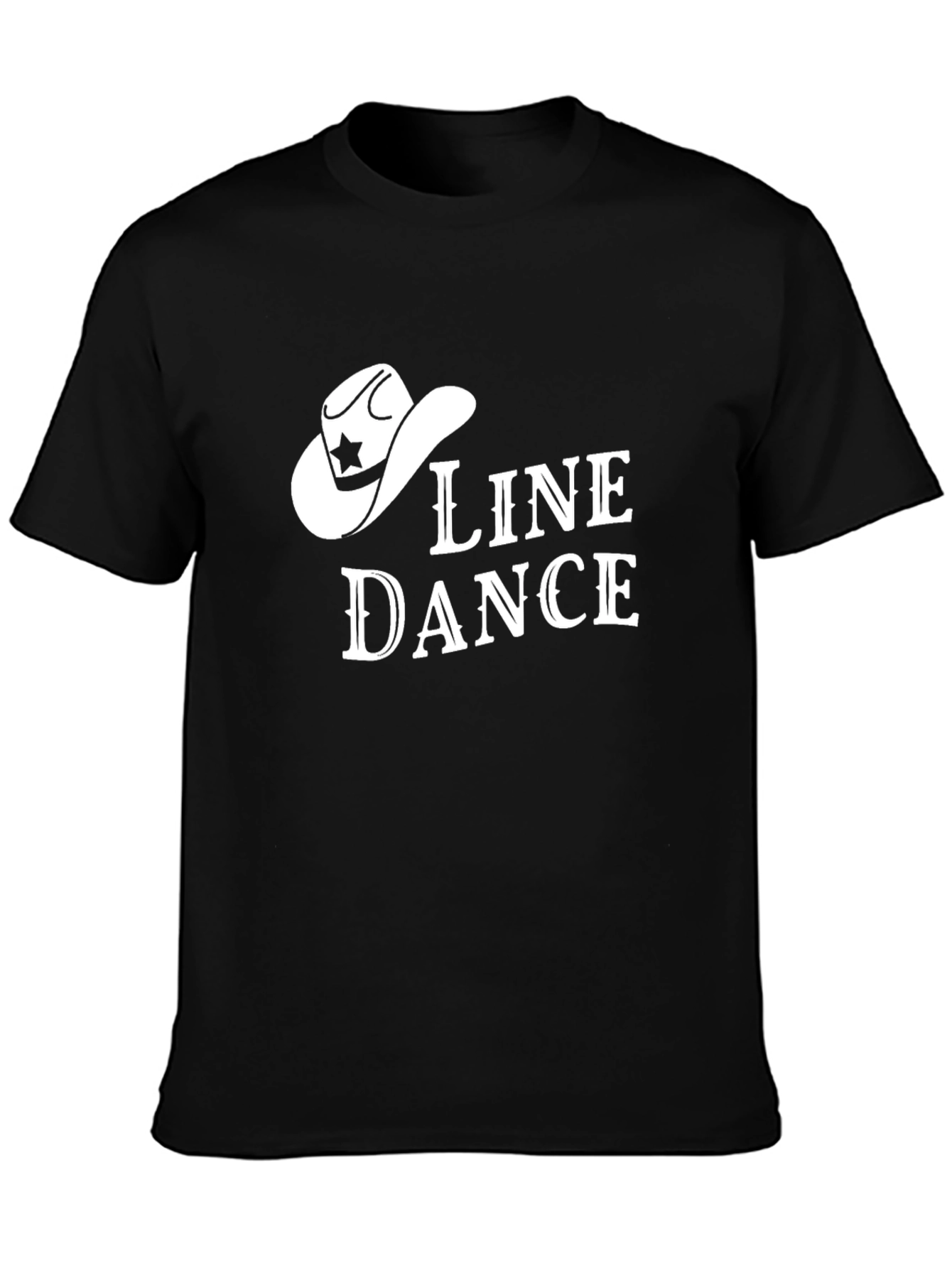 Line Dance Cowboy Hat Graphic Tee