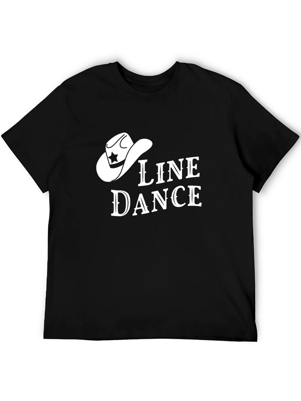 Line Dance Cowboy Hat Graphic Tee