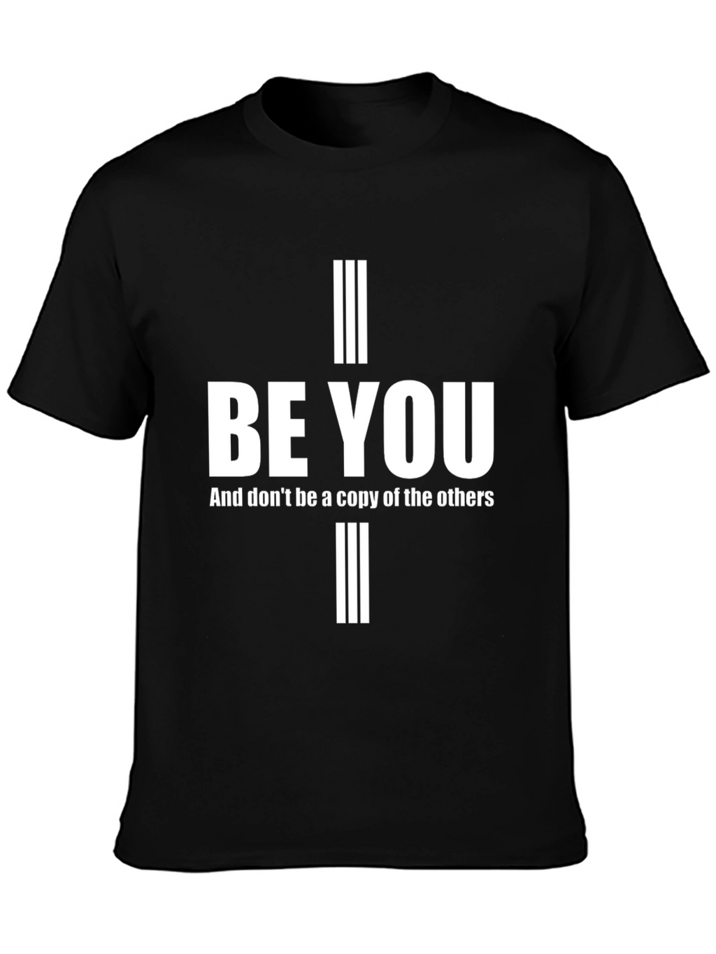 Inspirational Be You Black Graphic Tee