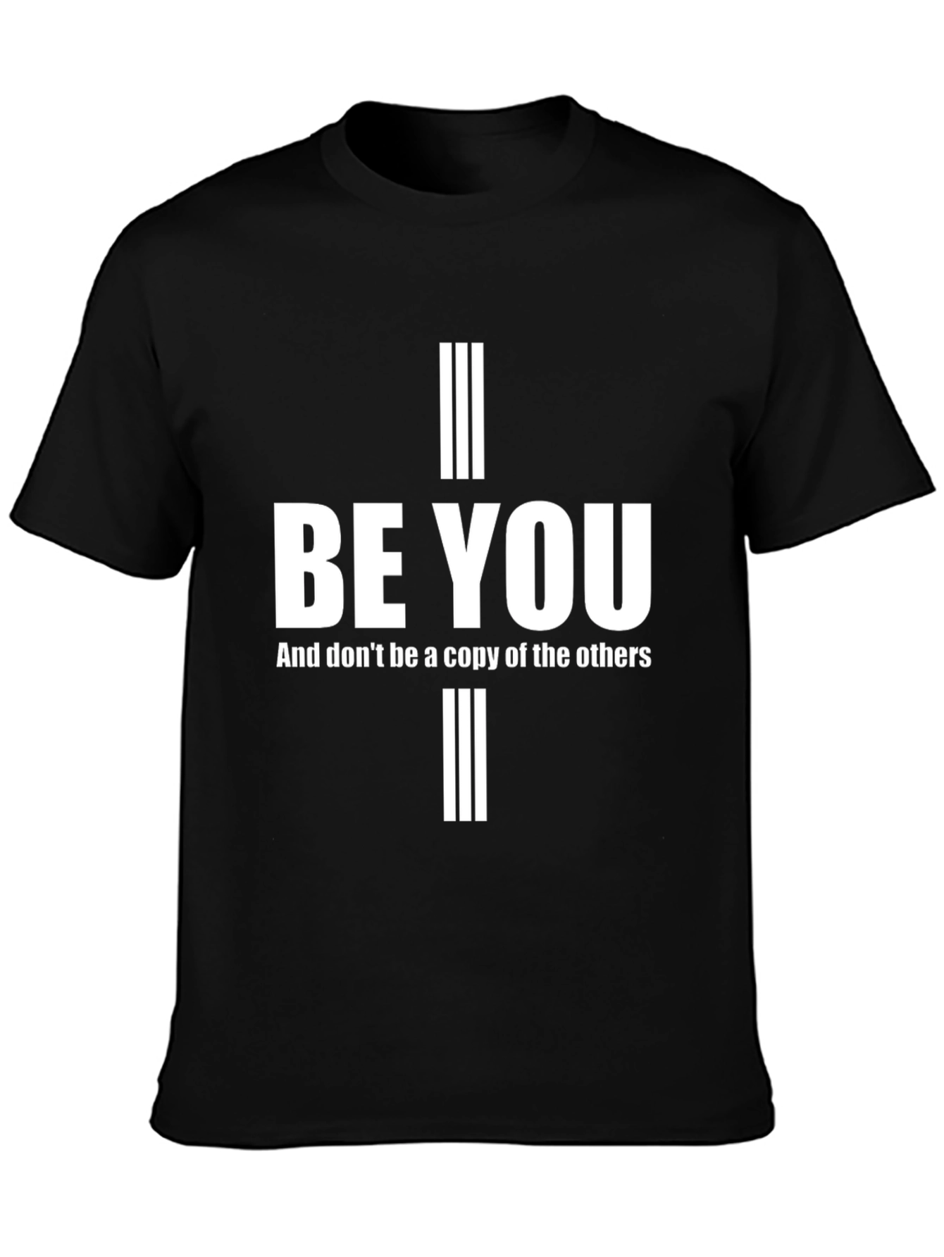 Inspirational Be You Black Graphic Tee