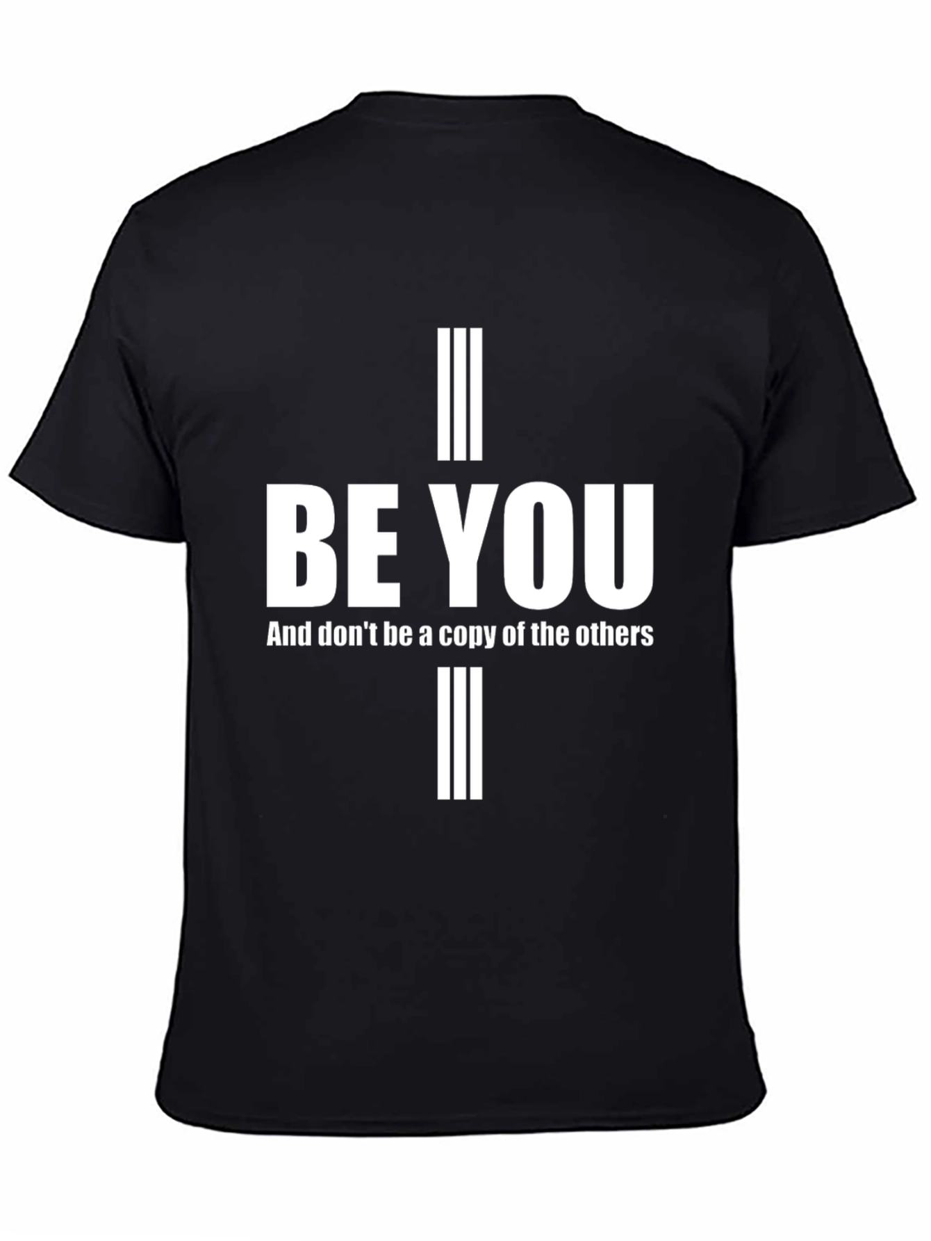 Inspirational Be You Black Graphic Tee