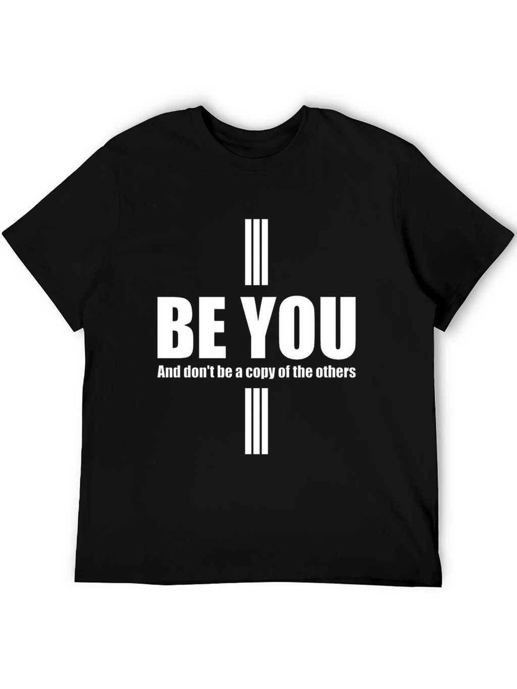 Inspirational Be You Black Graphic Tee