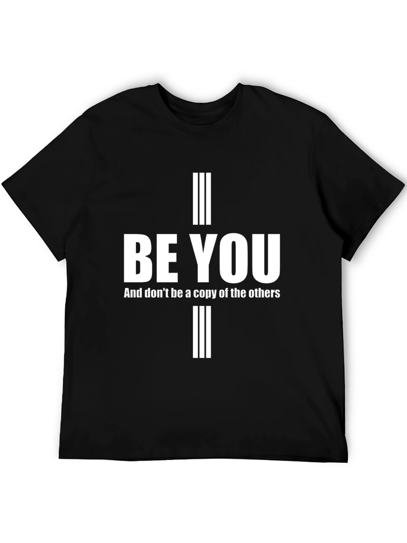 Inspirational Be You Black Graphic Tee