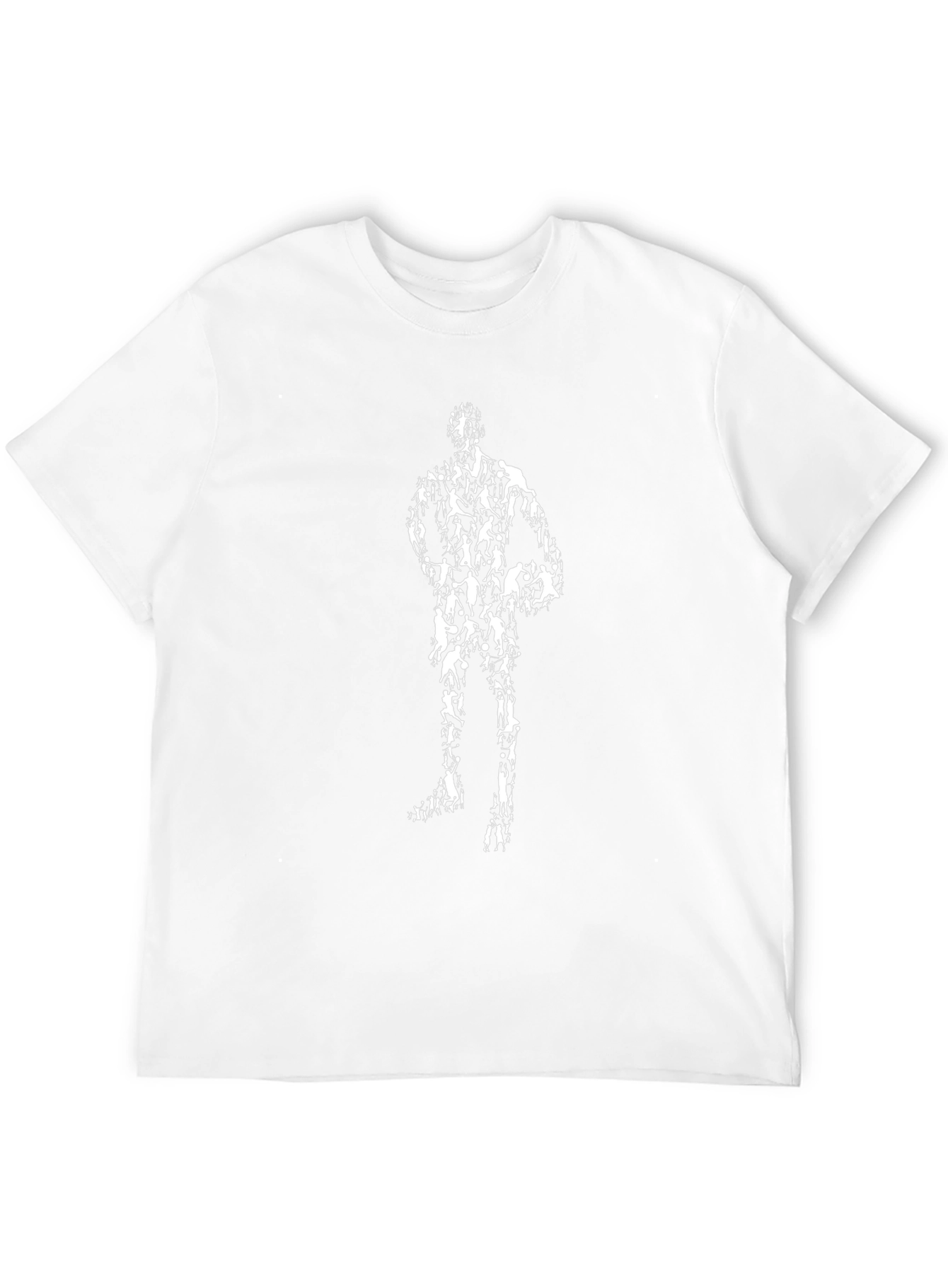 Mens Black Basketball Silhouette Graphic Tee