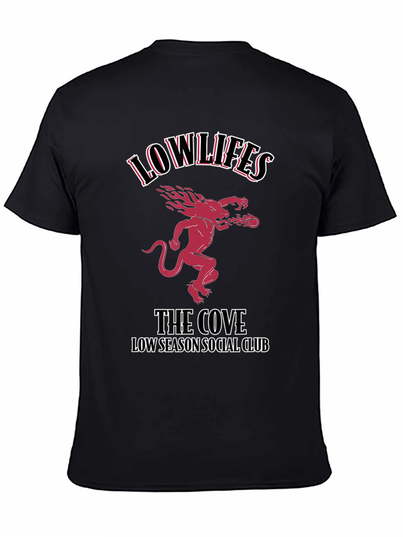 Lowlifes Black Graphic T-Shirt