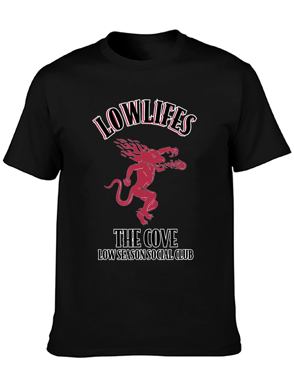 Lowlifes Black Graphic T-Shirt