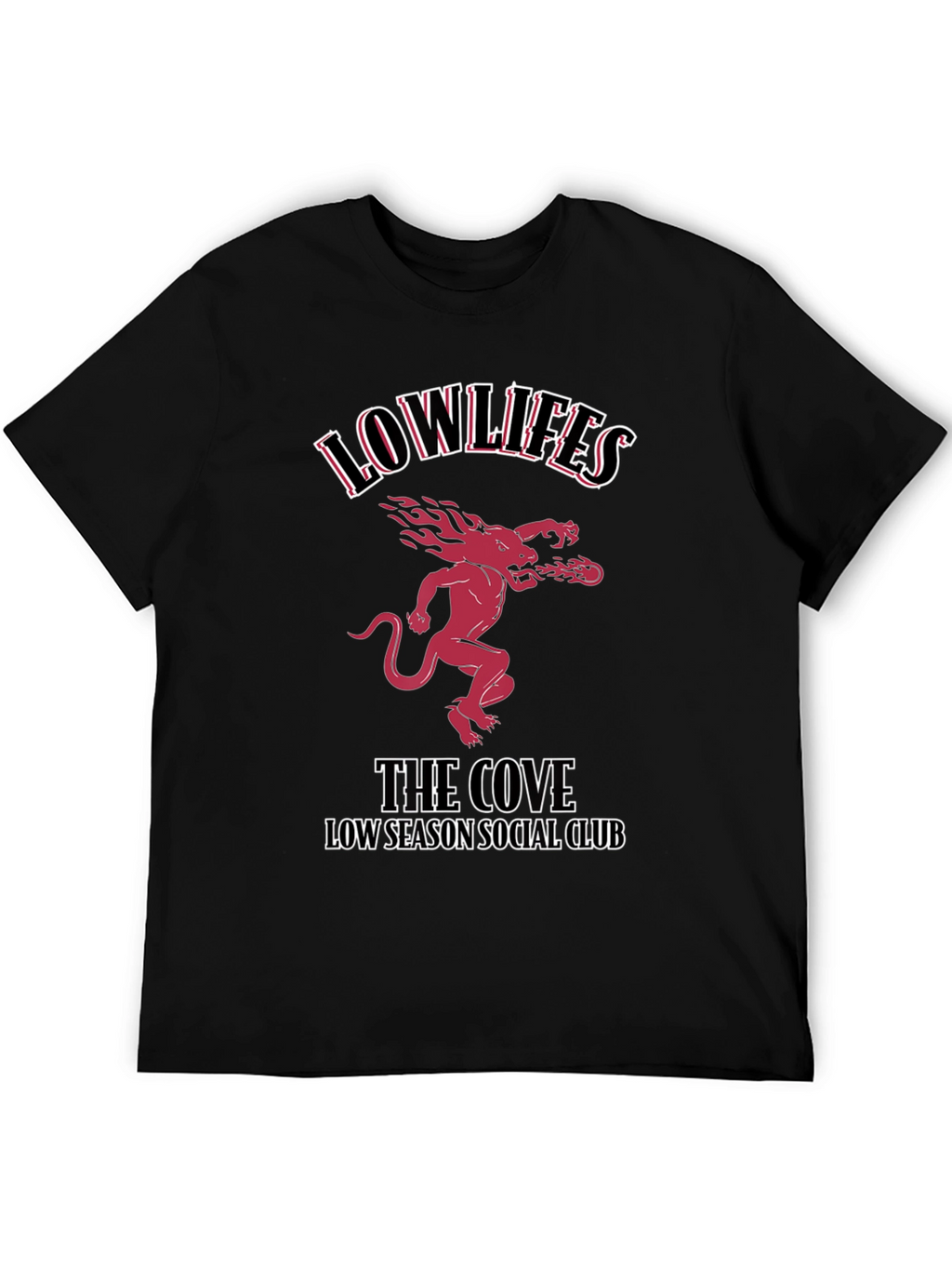 Lowlifes Black Graphic T-Shirt