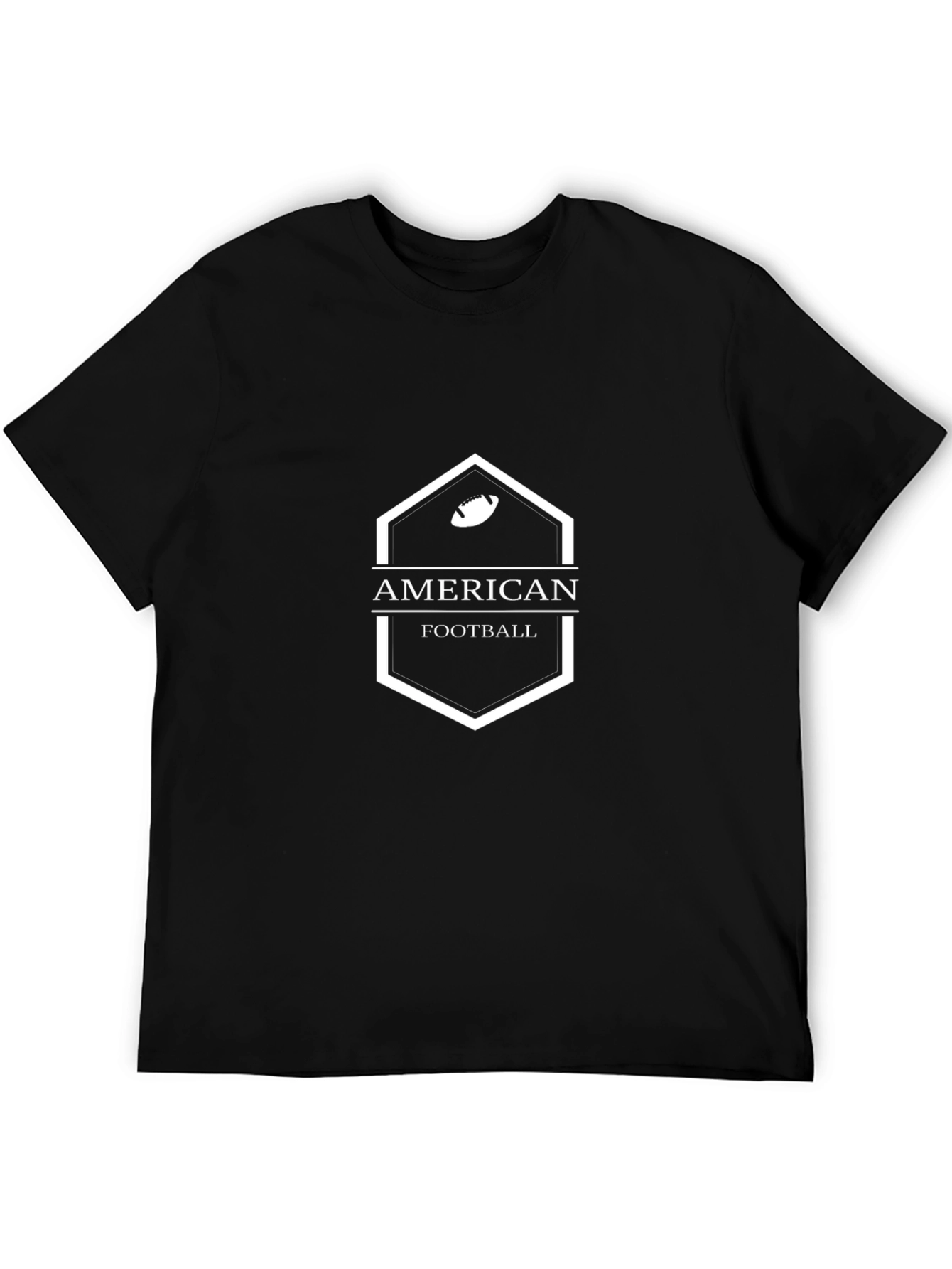 American Football Graphic Tee - Sport Casual Style