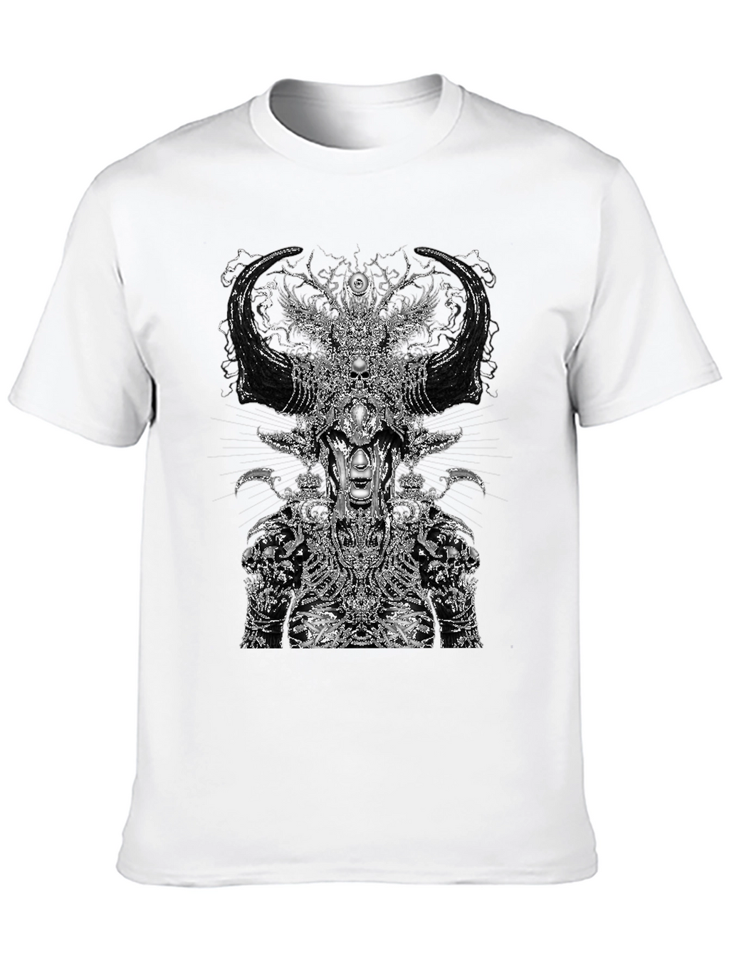 Dark Mystic Graphic Print Black T-Shirt
