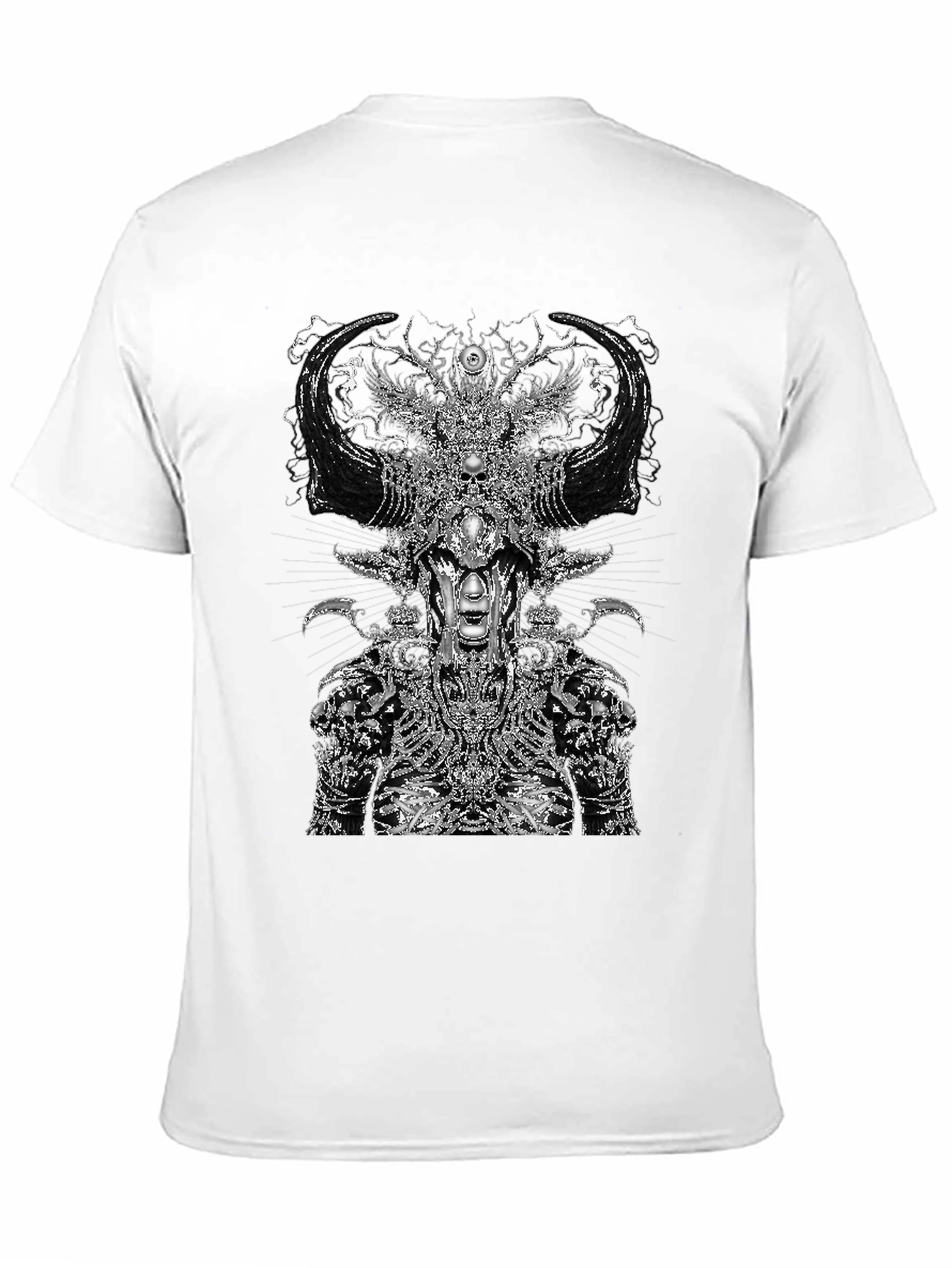 Dark Mystic Graphic Print Black T-Shirt