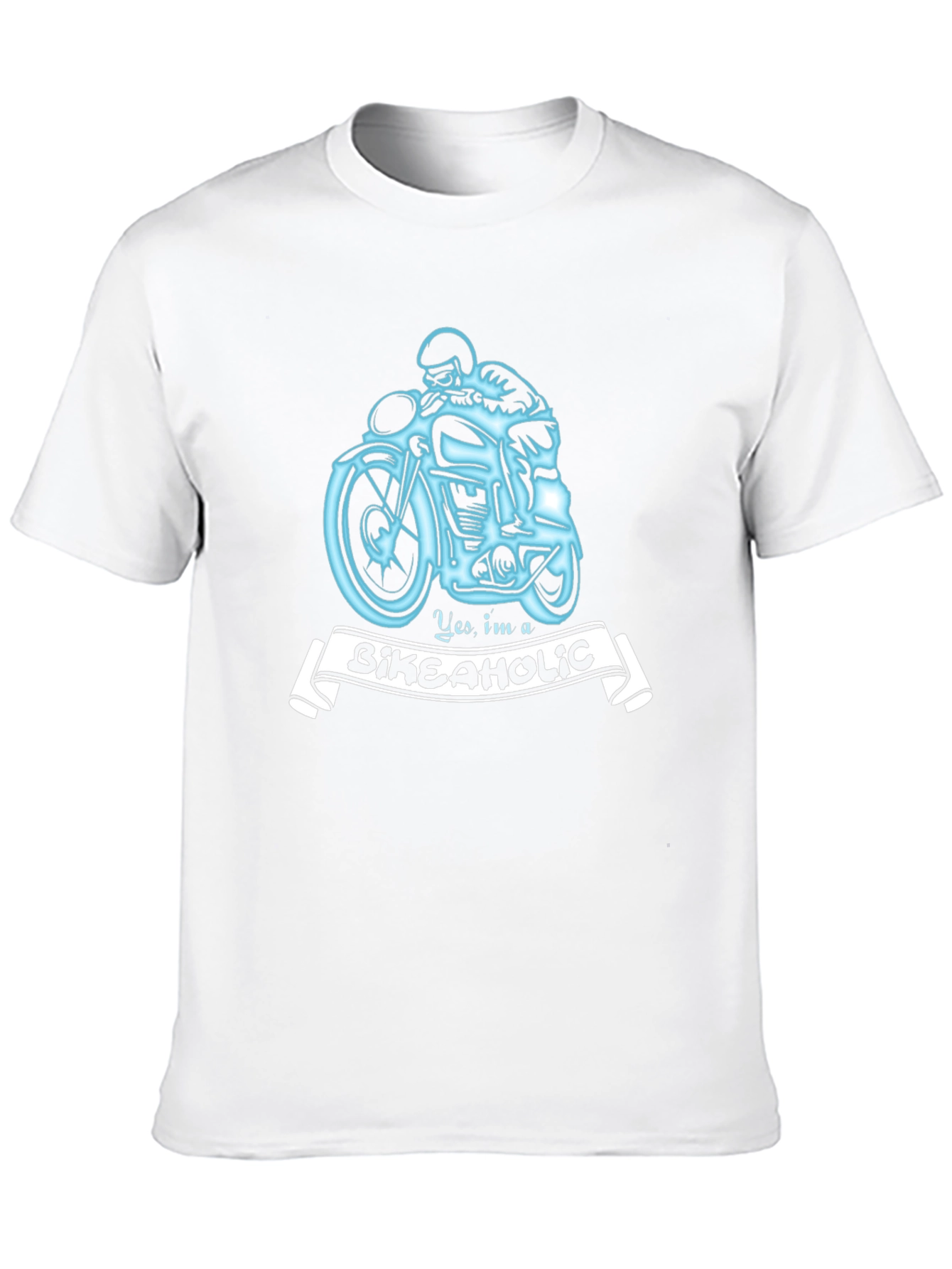 Bikeaholic T-Shirt - Motorcycle Rider Tee