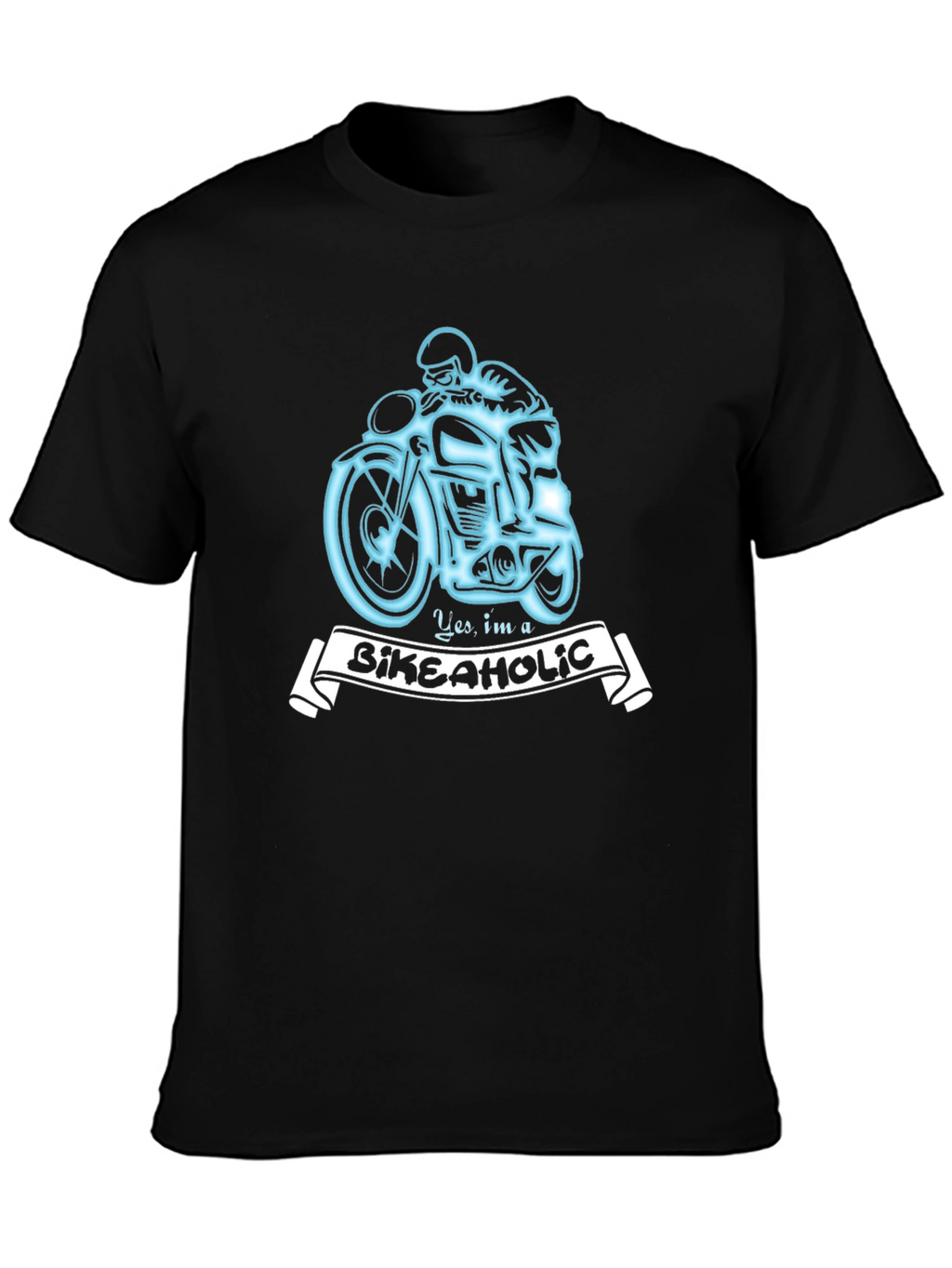 Bikeaholic T-Shirt - Motorcycle Rider Tee
