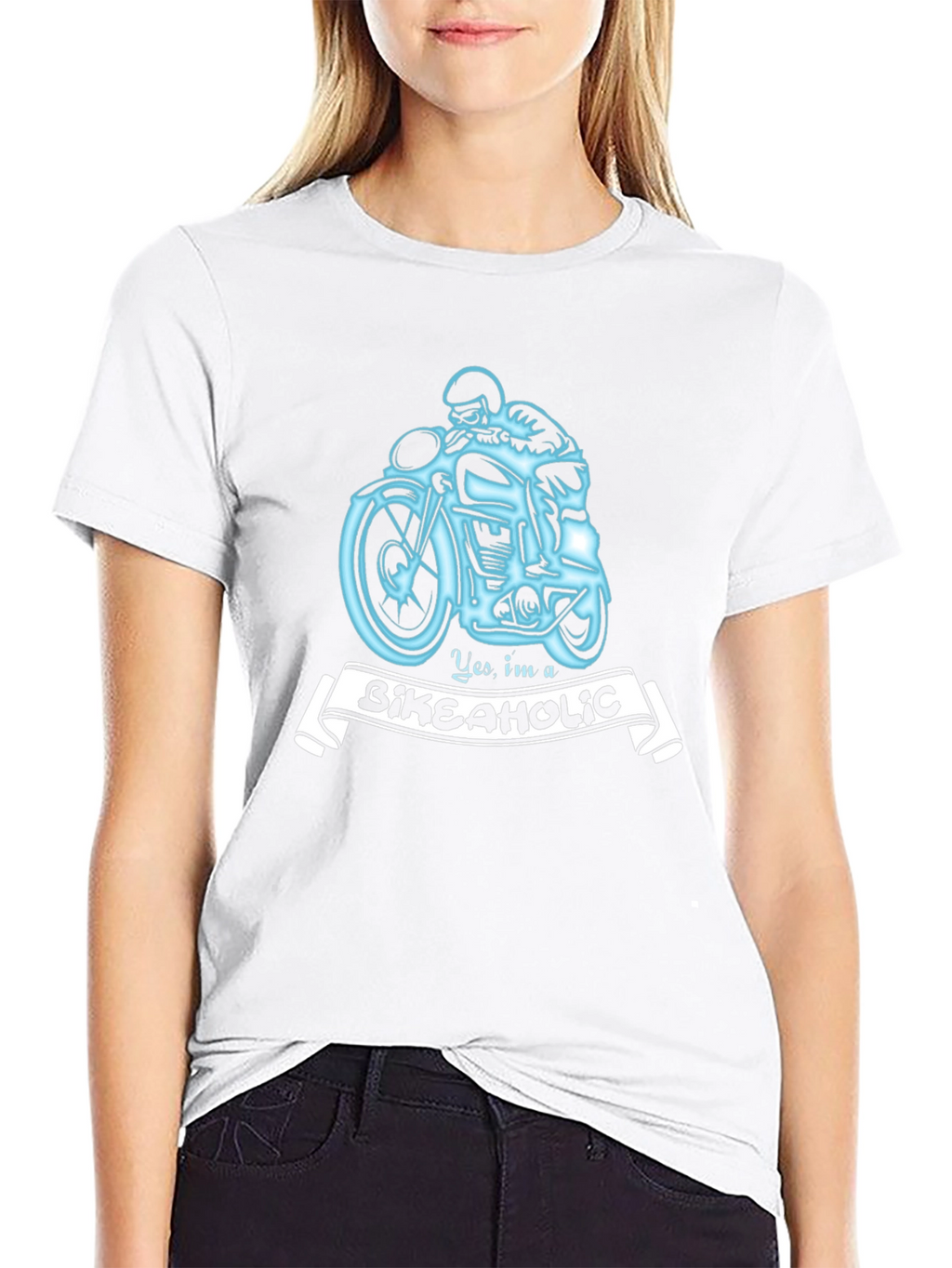 Bikeaholic T-Shirt - Motorcycle Rider Tee