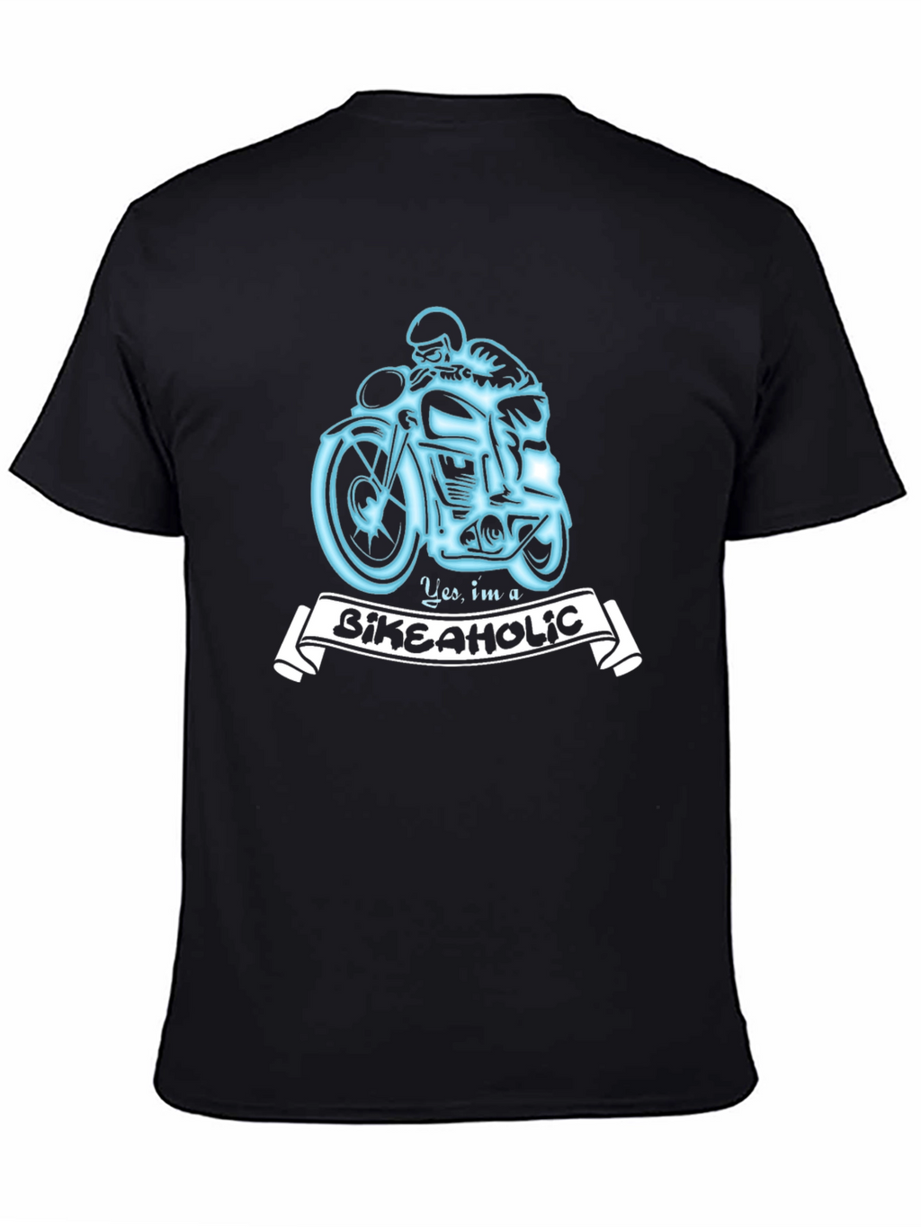 Bikeaholic T-Shirt - Motorcycle Rider Tee