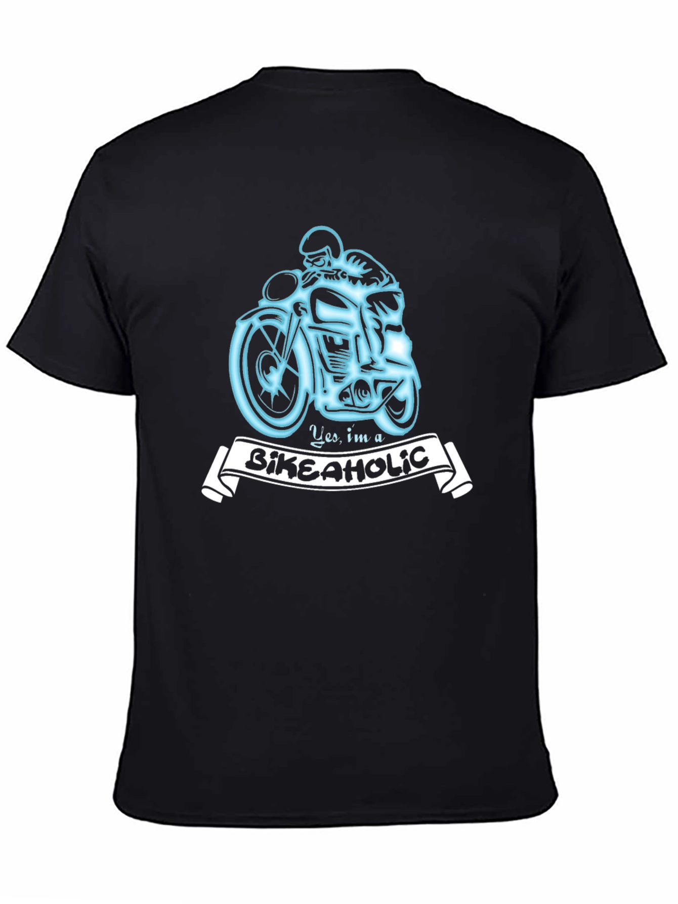 Bikeaholic T-Shirt - Motorcycle Rider Tee