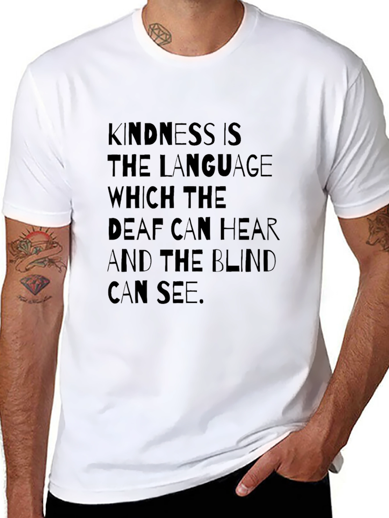 Kindness Language Graphic Tee - Unisex