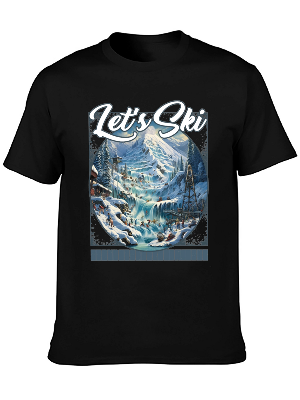 Lets Ski Graphic T-Shirt