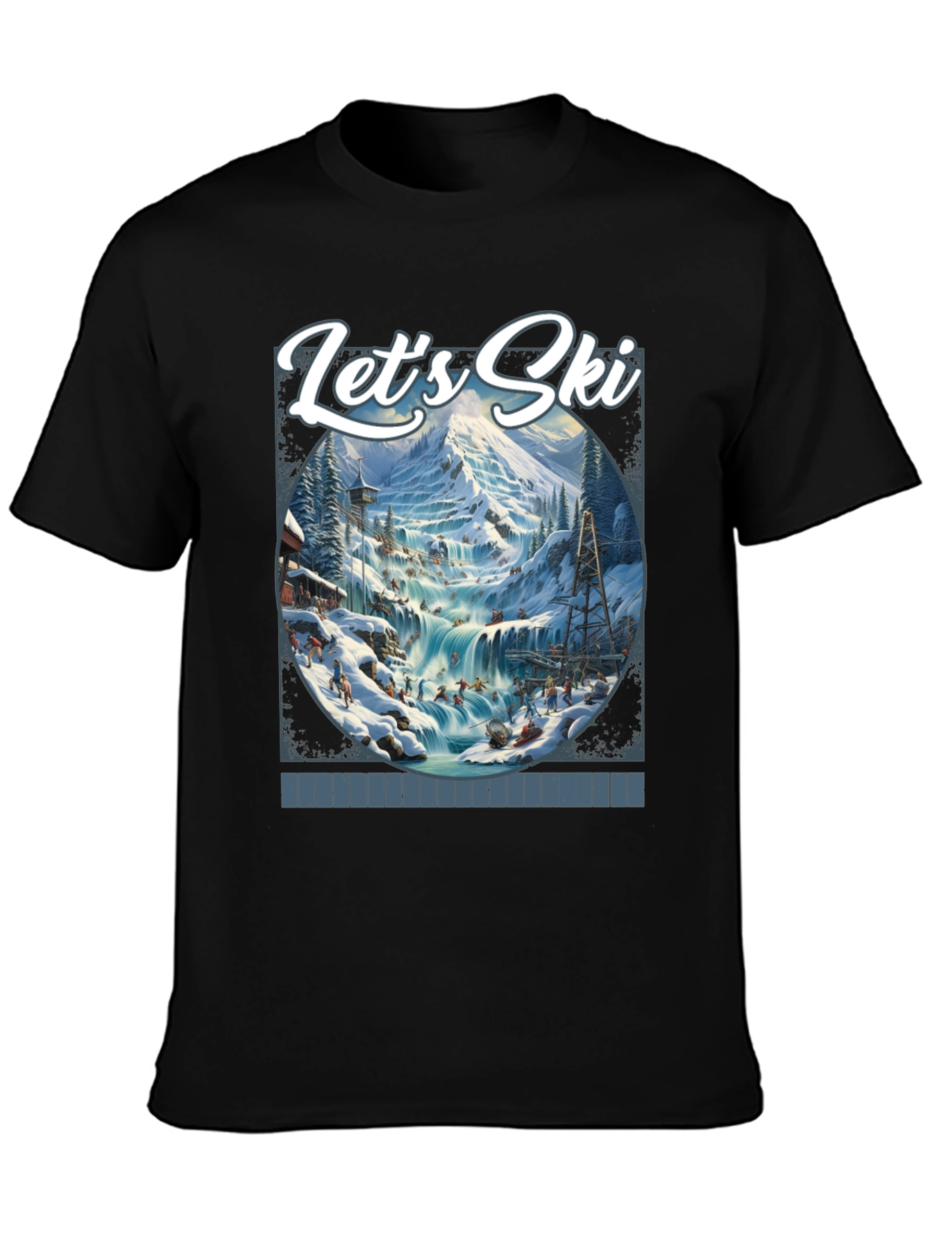 Lets Ski Graphic T-Shirt