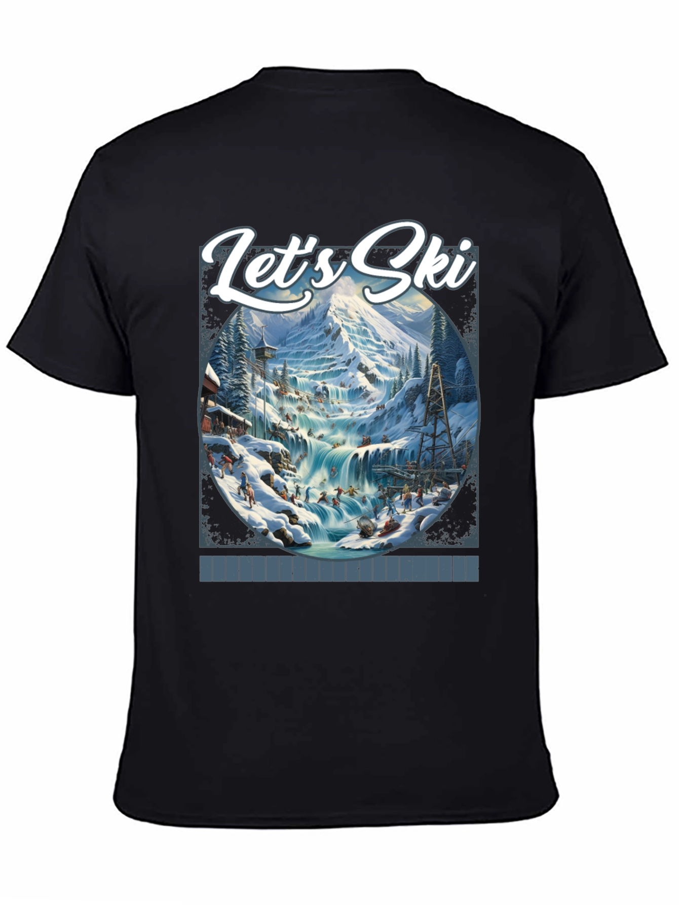 Lets Ski Graphic T-Shirt