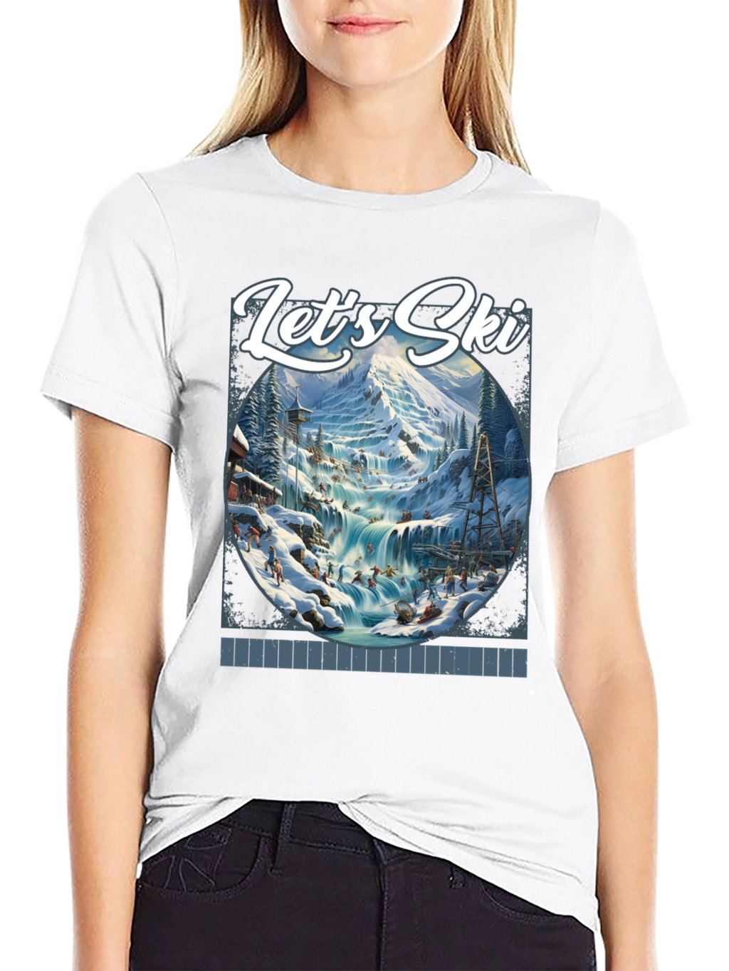 Lets Ski Graphic T-Shirt