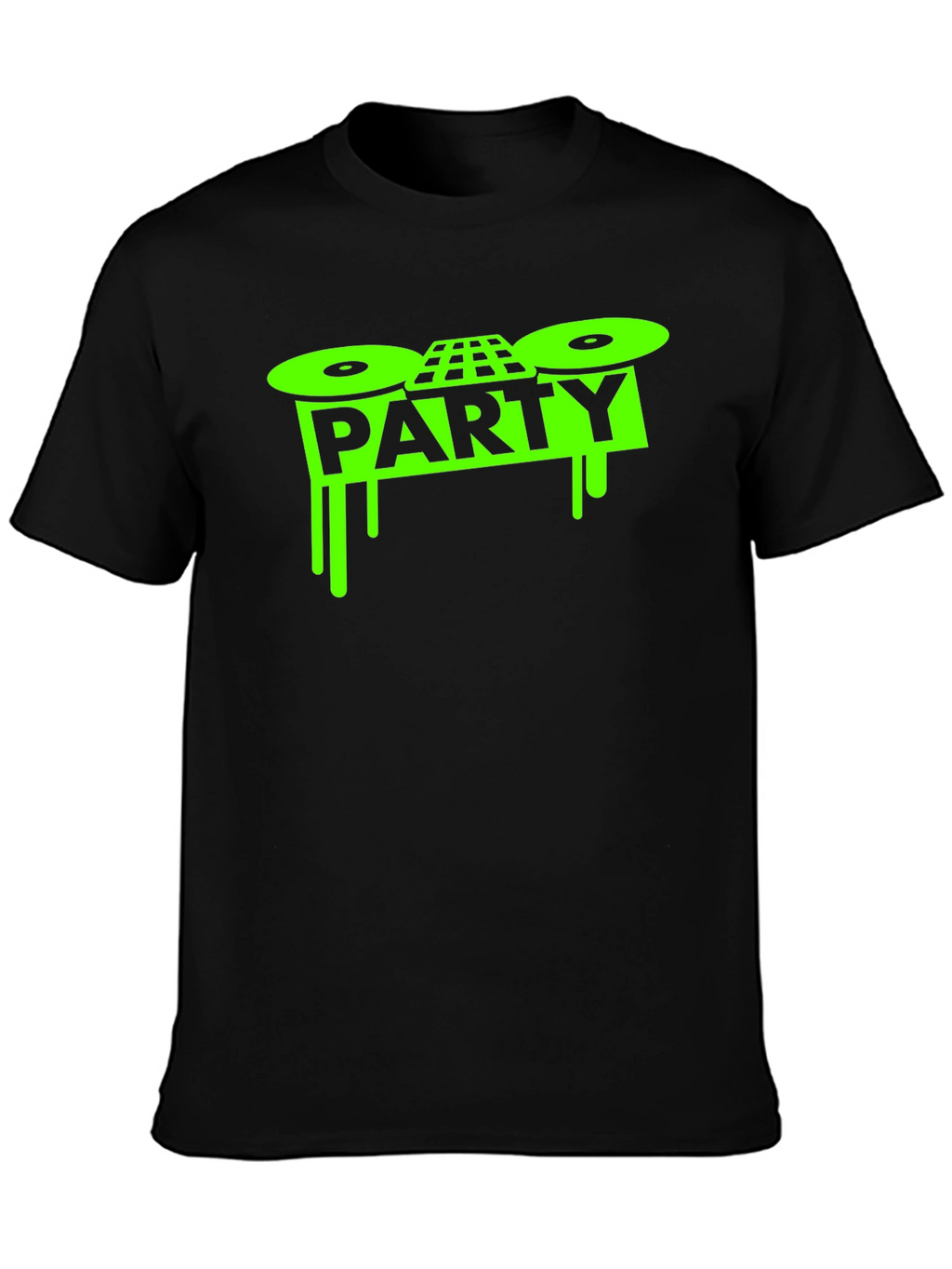Party DJ Graphic T-Shirt - Black