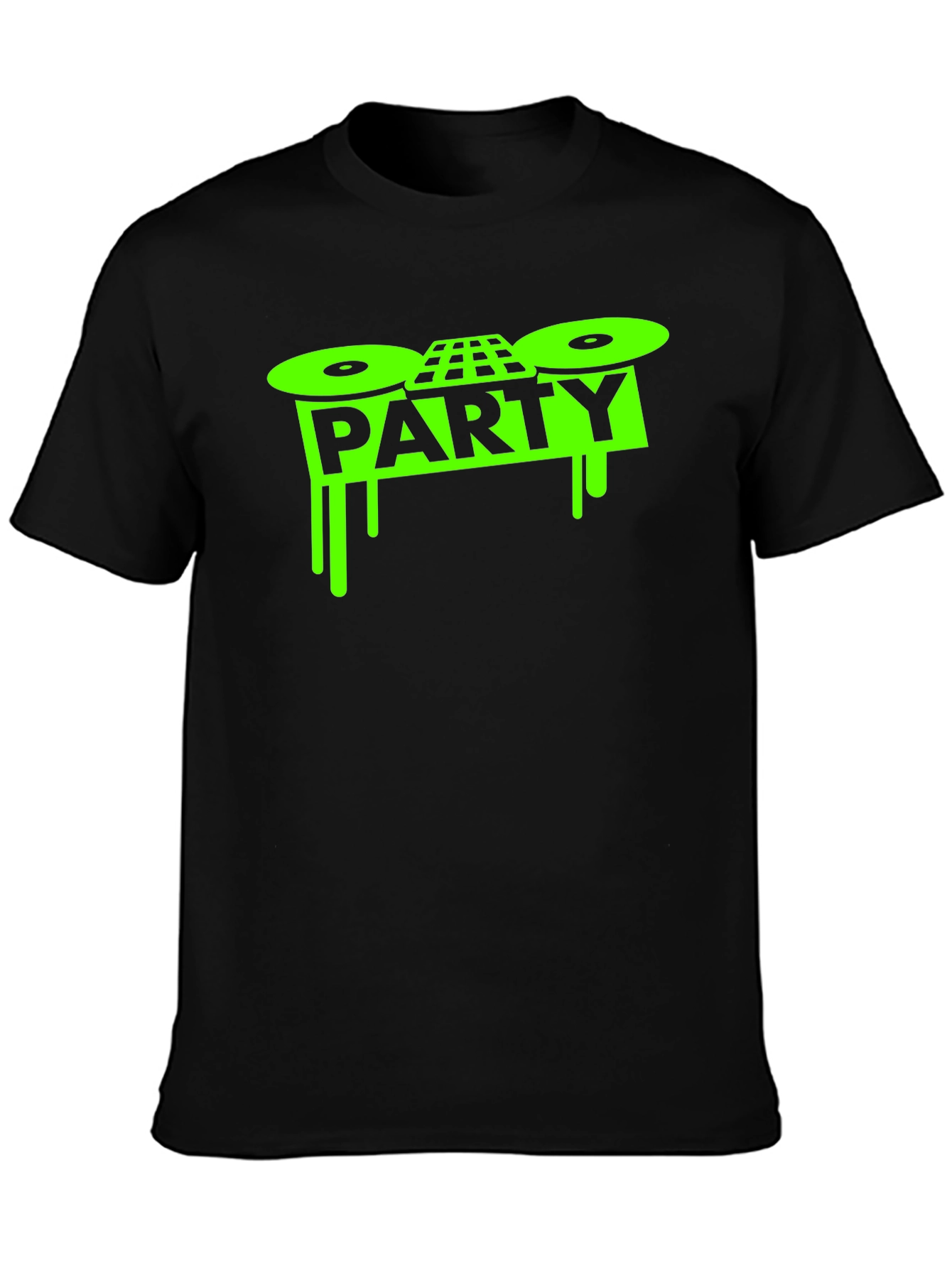 Party DJ Graphic T-Shirt - Black