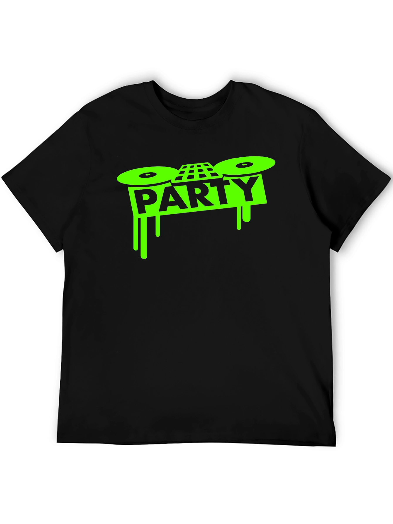 Party DJ Graphic T-Shirt - Black