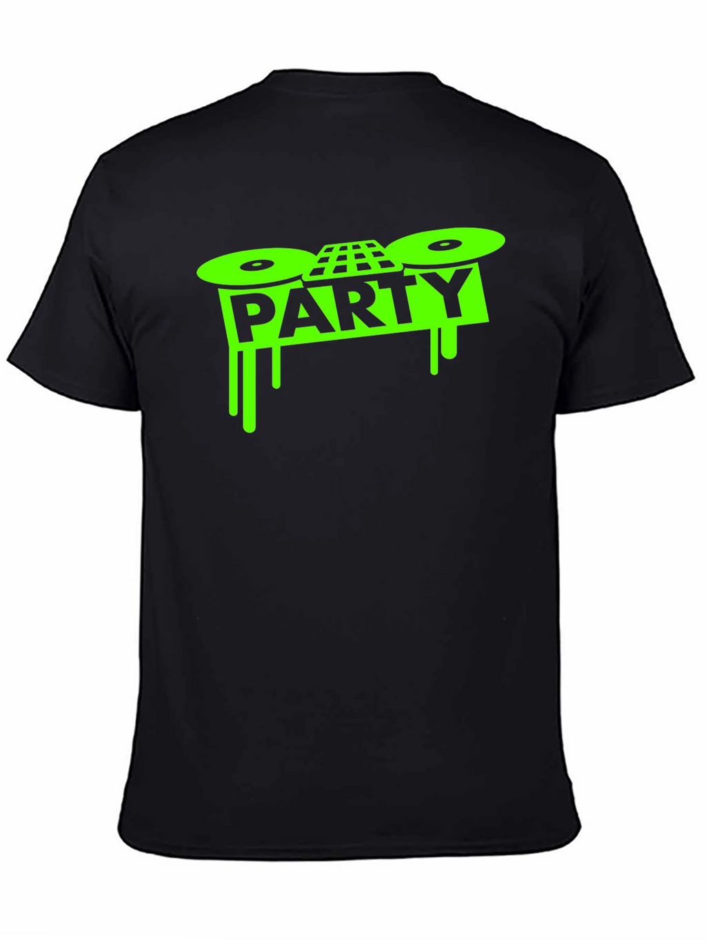 Party DJ Graphic T-Shirt - Black