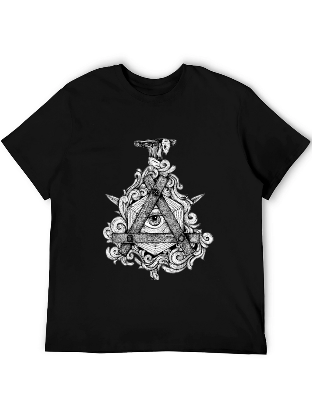 Mystic Eye Graphic Black T-Shirt
