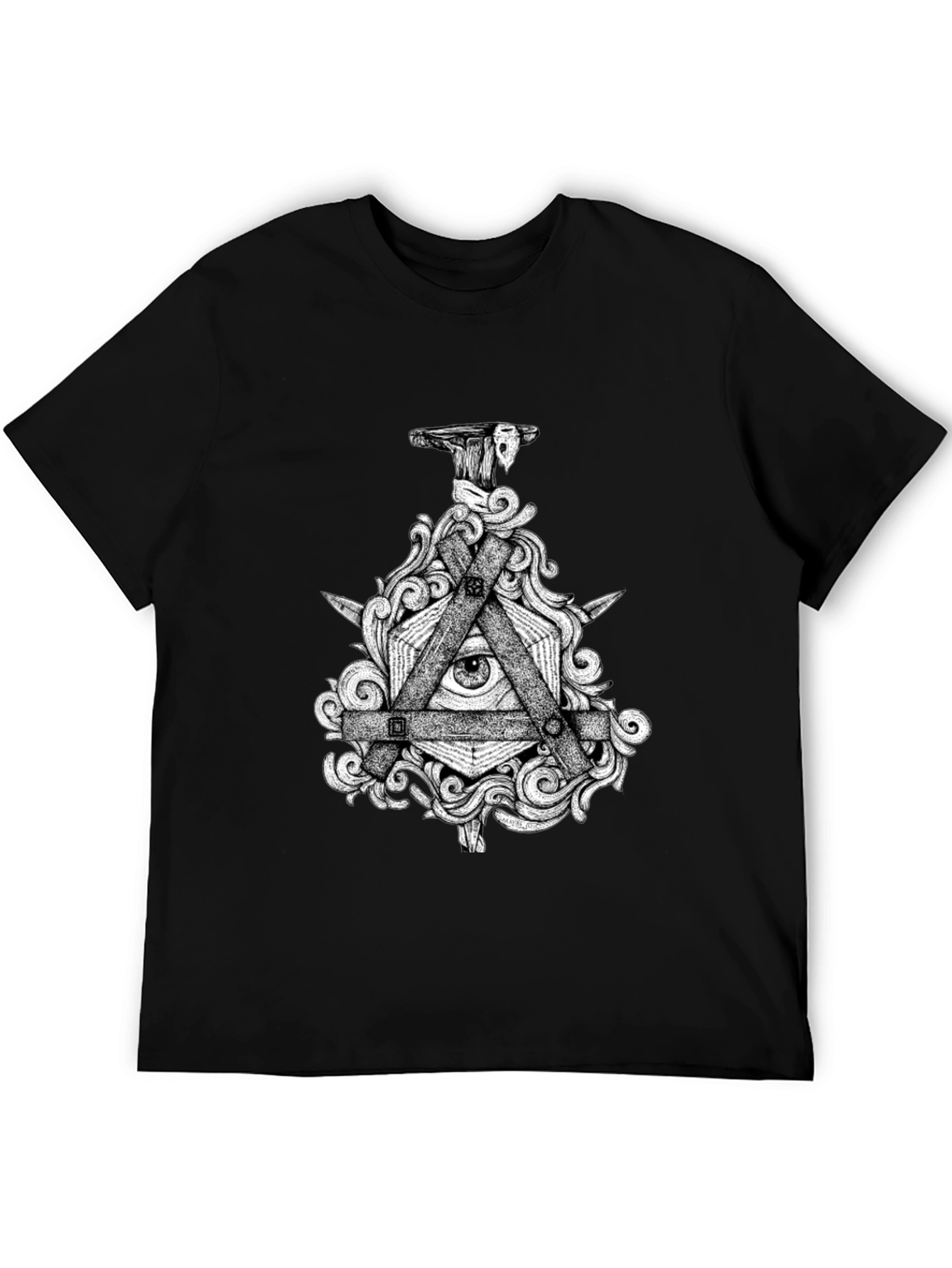 Mystic Eye Graphic Black T-Shirt